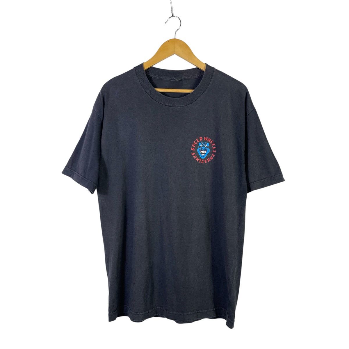 Santa Cruz Skateboards Rare! Vintage Santa Cruz Speed Wheels Skateboard Tee Size US L / EU 52-54 / 3 - 1 Thumbnail