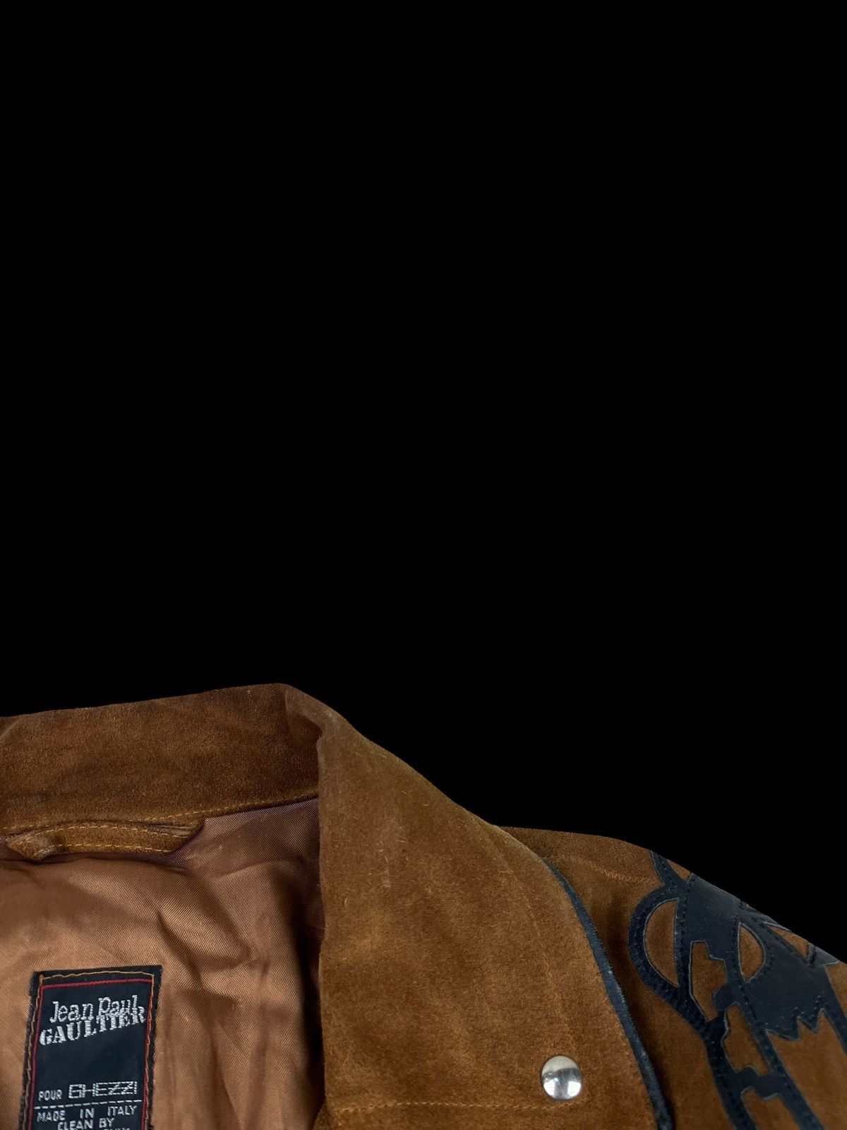 Jean Paul Gaultier JPG Suede brown jacket vest perfecto Size XS / US 0-2 / IT 36-38 - 10 Thumbnail