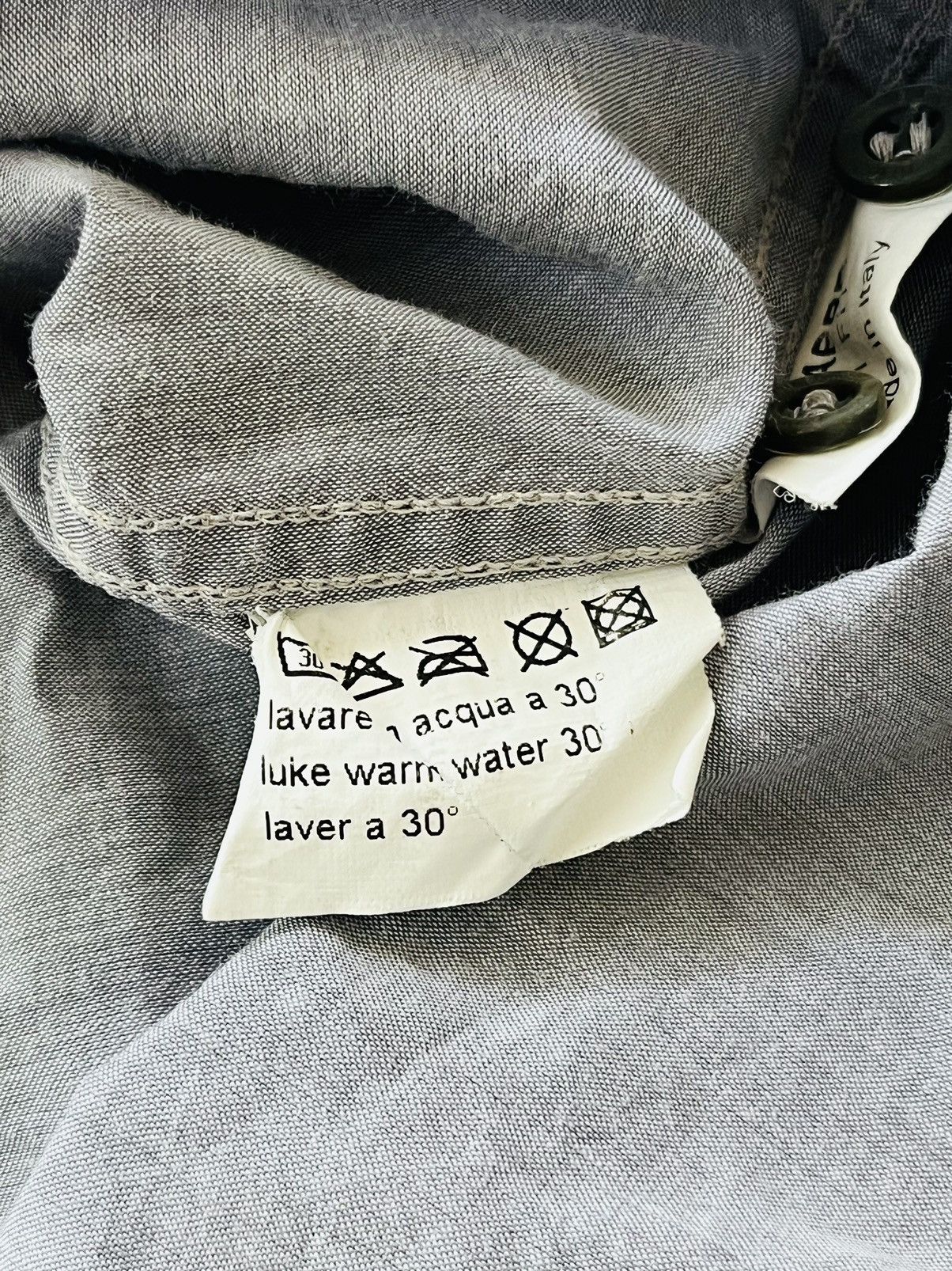Neil Barrett Grey Shirt Size US M / EU 48-50 / 2 - 8 Thumbnail