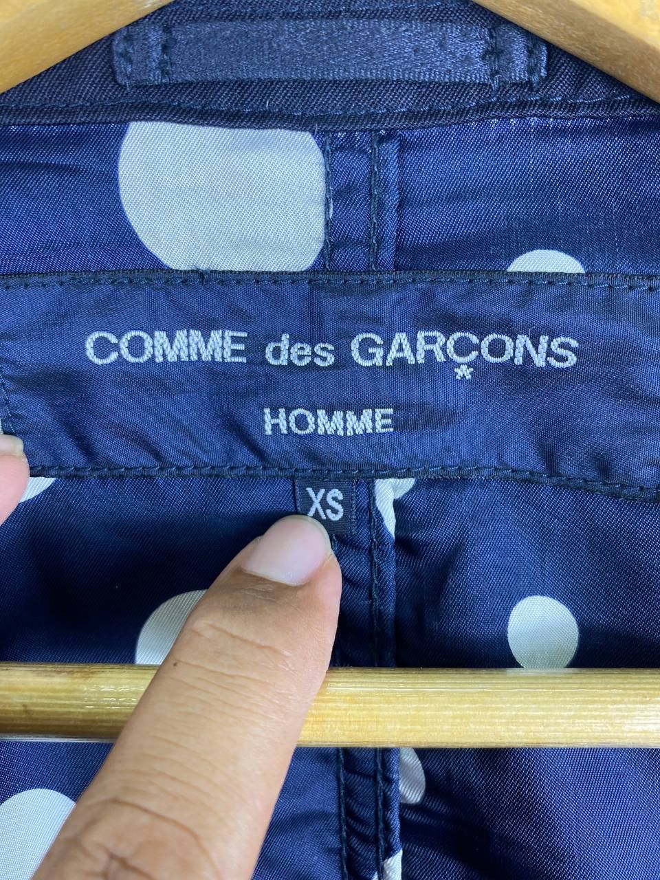 Comme des Garcons comme des garcons ad-2015 light jacket polkadot lining Size US XS / EU 42 / 0 - 6 Thumbnail