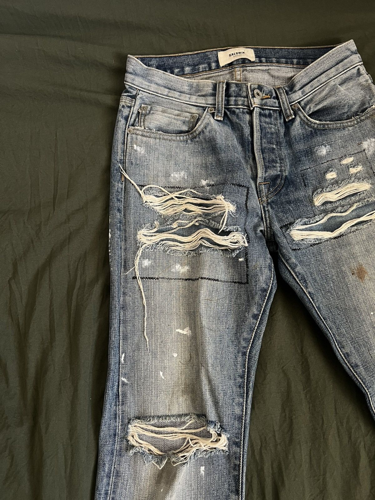 Baldwin BALDWIN SLIM STRAIGHT DENIM PANTS Size US 28 / EU 44 - 2 Thumbnail