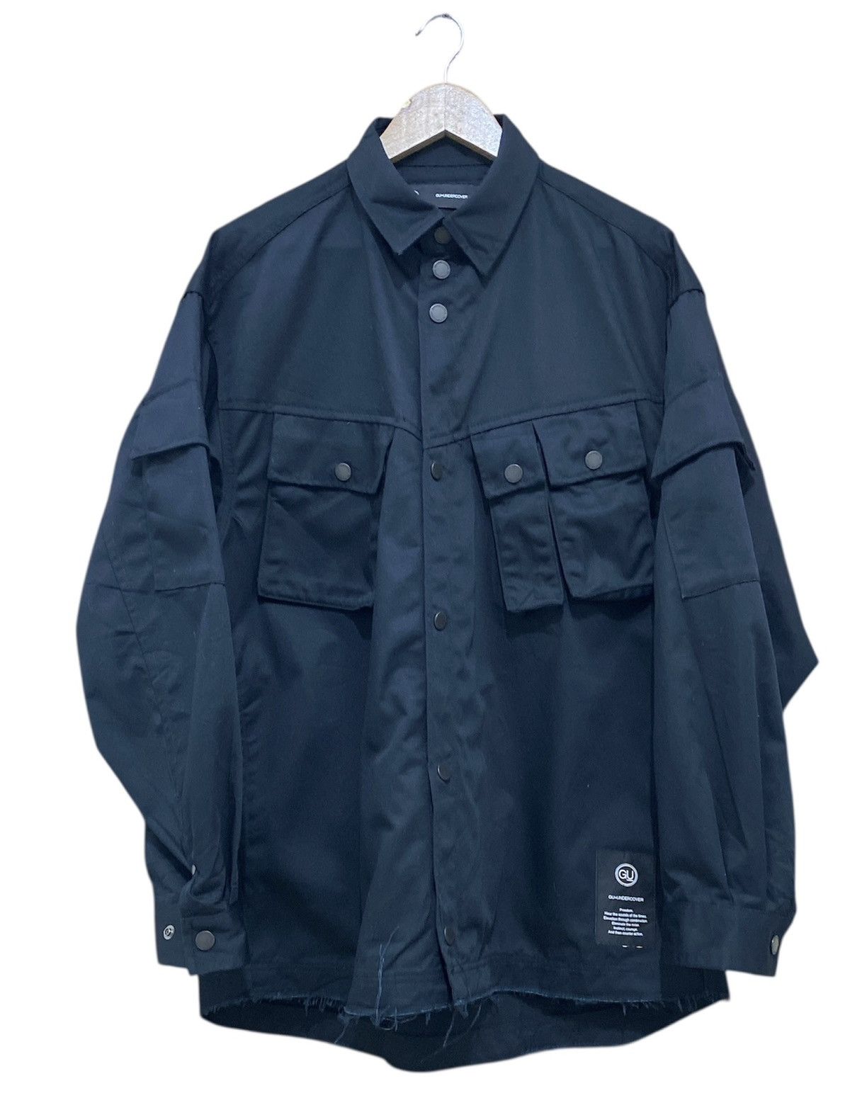 Jun Takahashi × Undercover 🔥 Gu X Undercover Field Military Black Utility Jacket Size US L / EU 52-54 / 3 - 1 Thumbnail