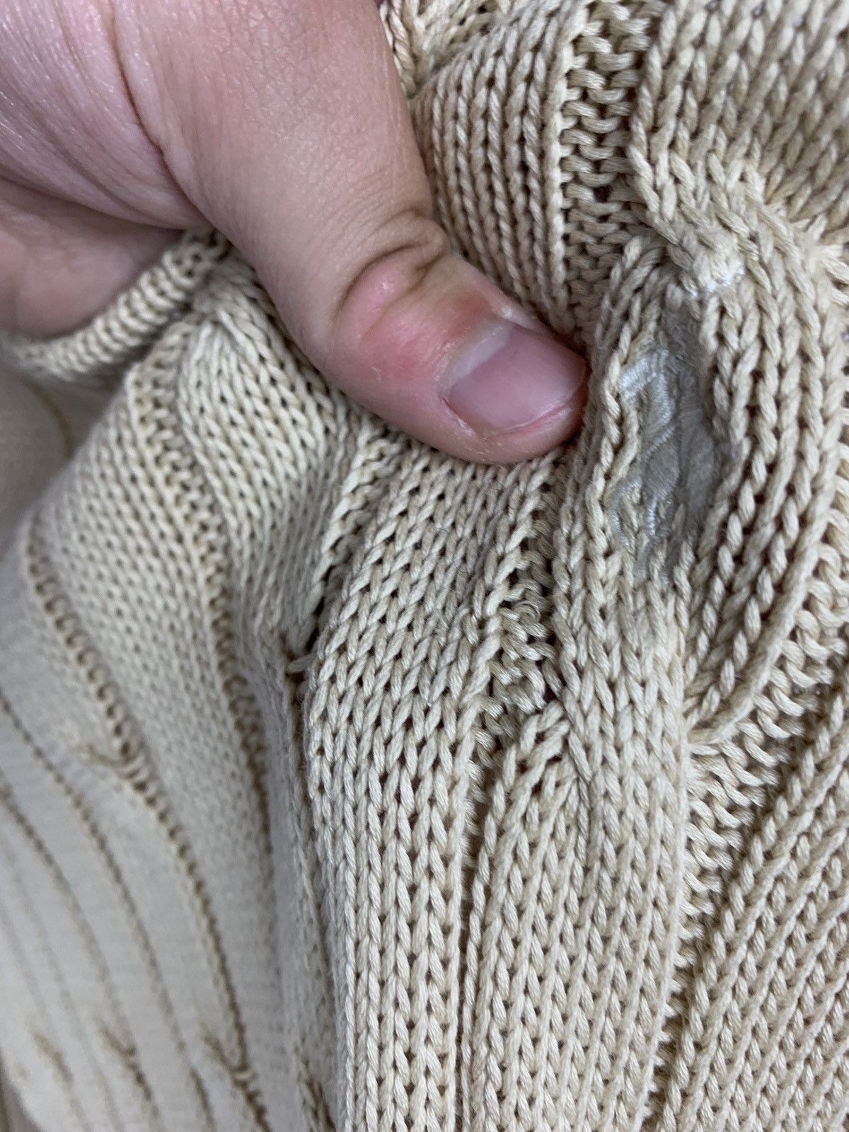 Polo Ralph Lauren Polo Ralph Lauren Cable Knit Sweater Size XS Beige Luxury Size XS / US 0-2 / IT 36-38 - 7 Thumbnail