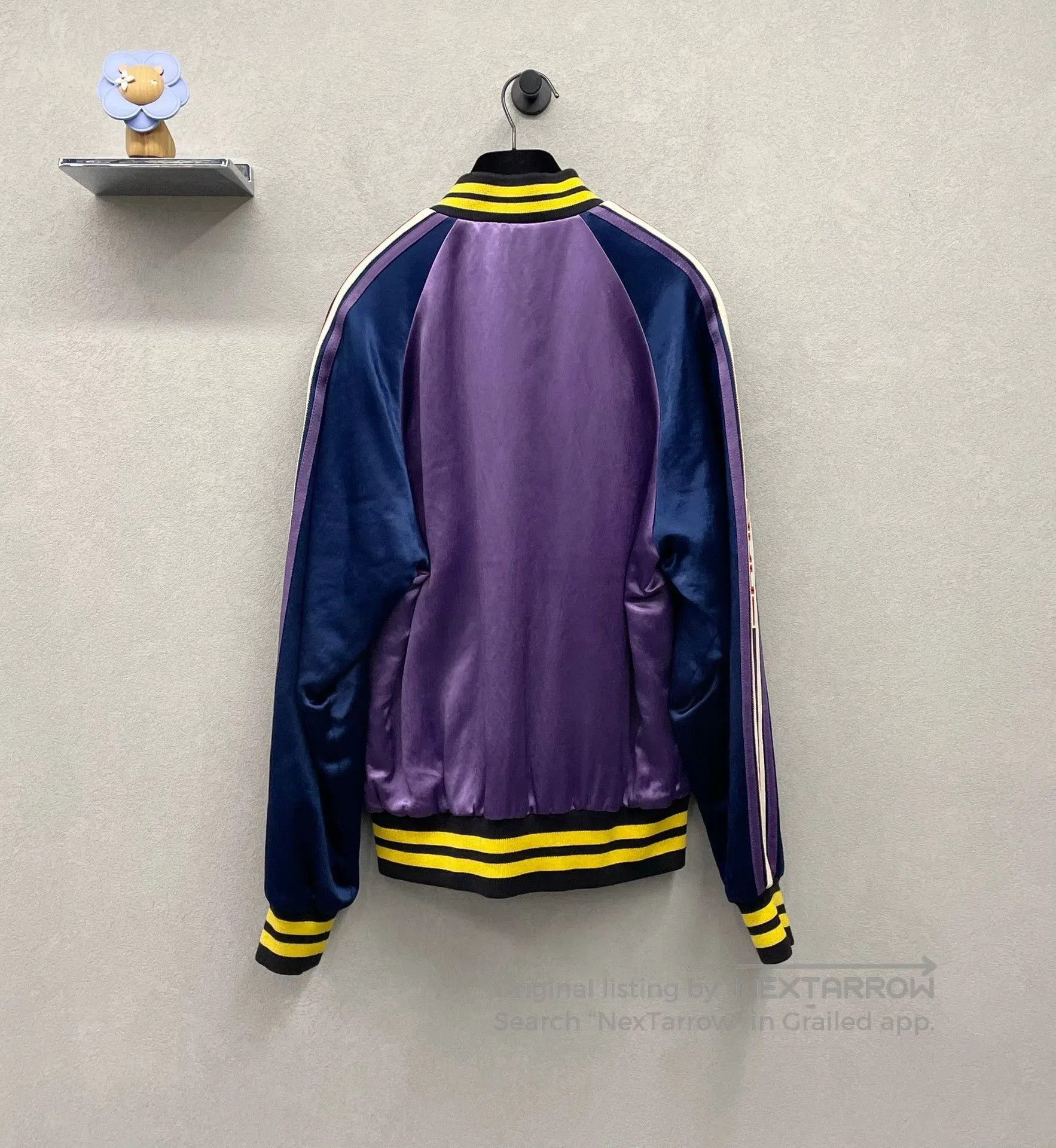 Gucci gucci embroidered purple bomber jacket unisex. Size US L / EU 52-54 / 3 - 2 Thumbnail