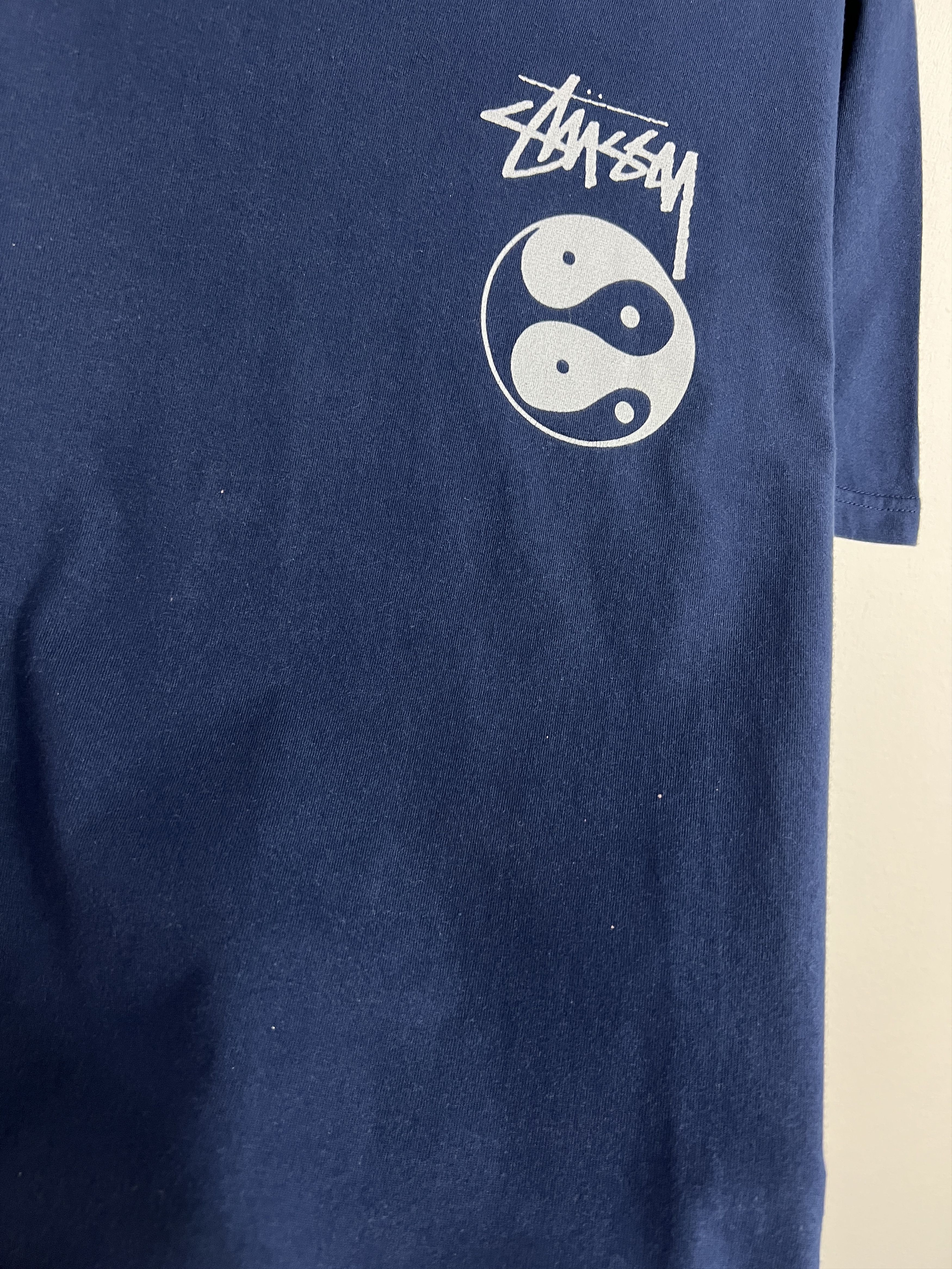Vintage Stussy Shirt 8 Ball Y2K Over Print Big Logo Tee Jersey Size US M / EU 48-50 / 2 - 6 Thumbnail