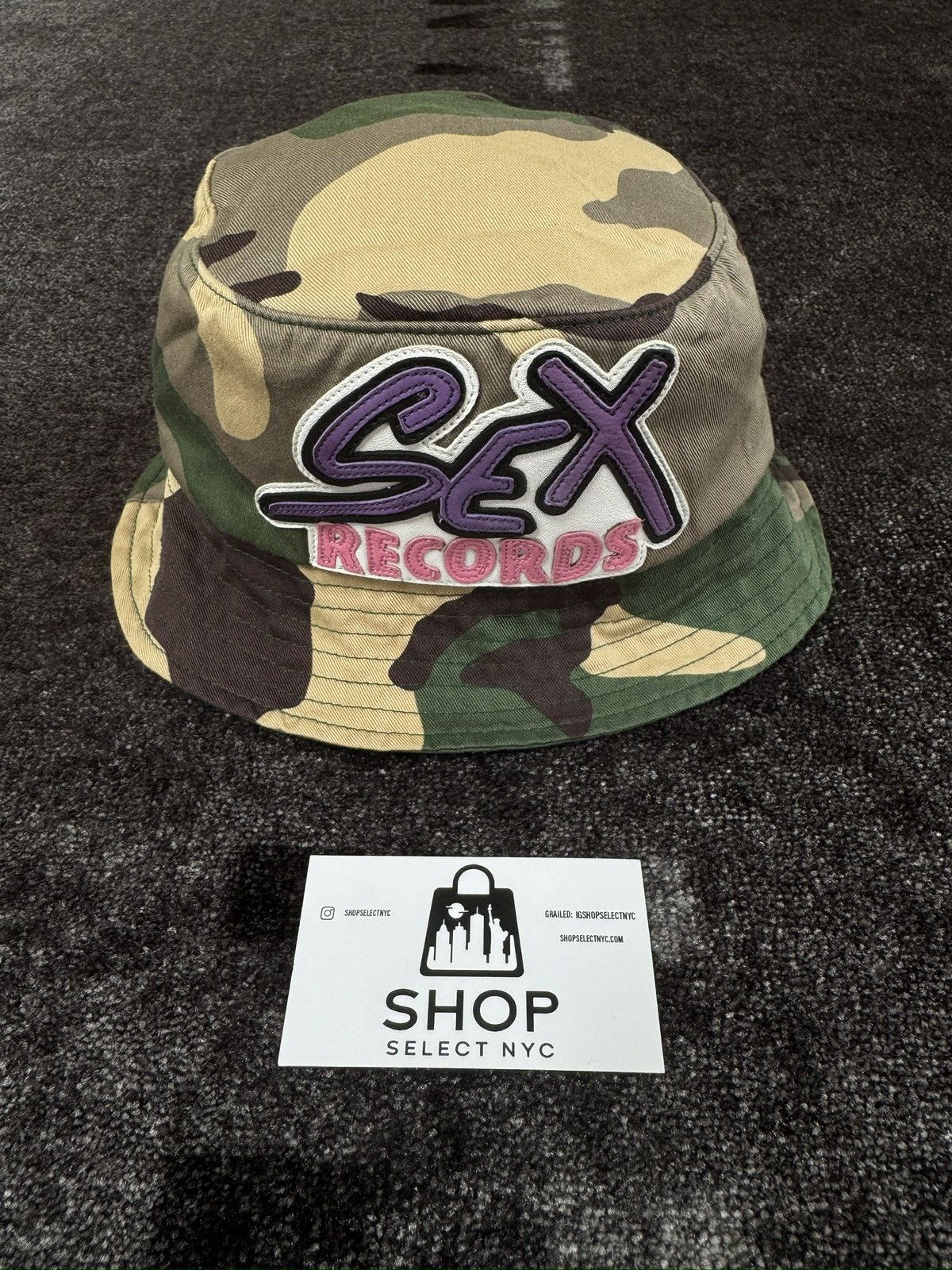 Chrome Hearts CHROME HEARTS MATTY BOY SEX RECORDS BUCKET HAT Size ONE SIZE - 1 Thumbnail