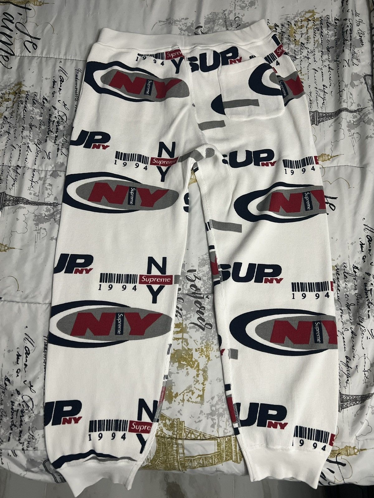 Supreme Supreme Sup NY Waffle Thermal Pant (FW18) Size US 28 / EU 44 - 11 Thumbnail