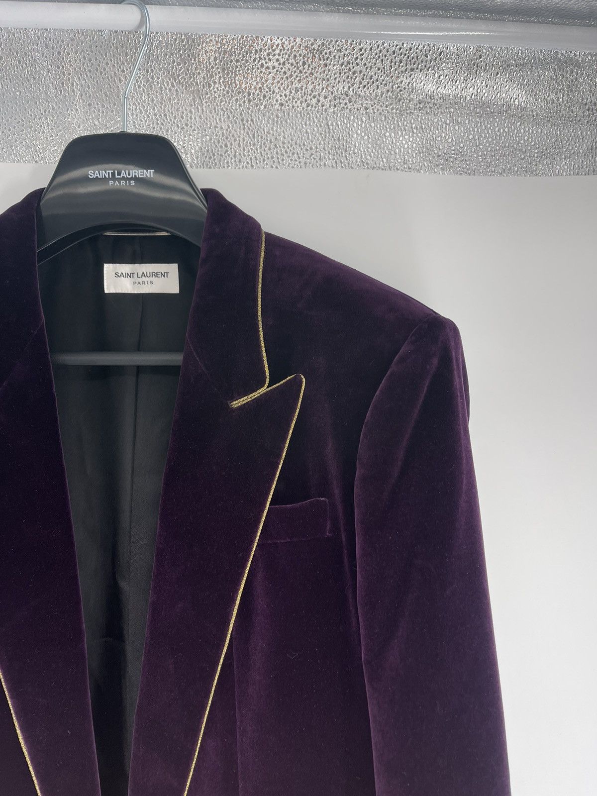 Saint Laurent Paris Saint Laurent velvet blazer jacket Size 54R - 2 Thumbnail