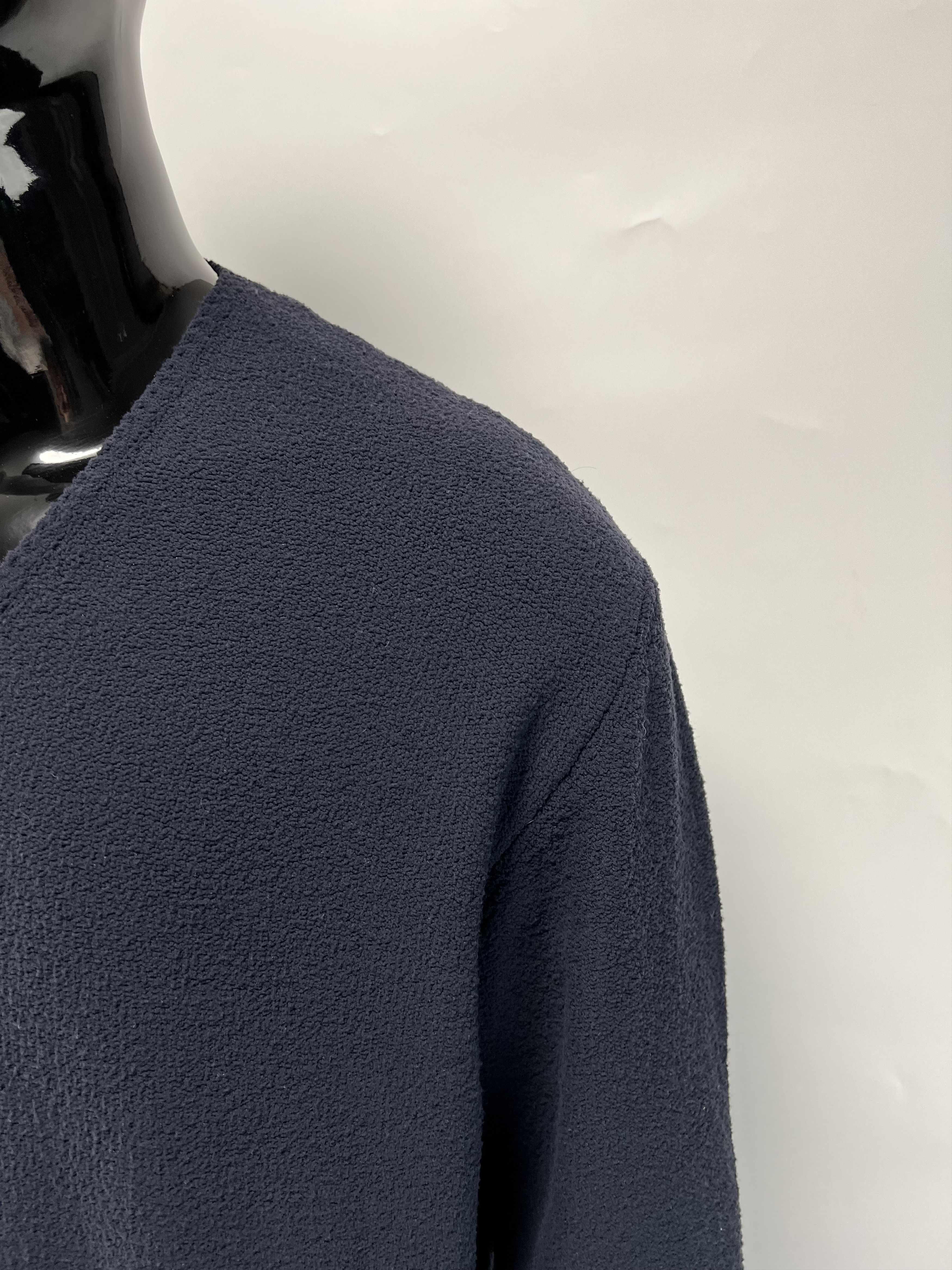 Ermenegildo Zegna Ermenegildo Zegna Men's Navy V-Neck Sweater Size XXL Size US XXL / EU 58 / 5 - 6 Thumbnail
