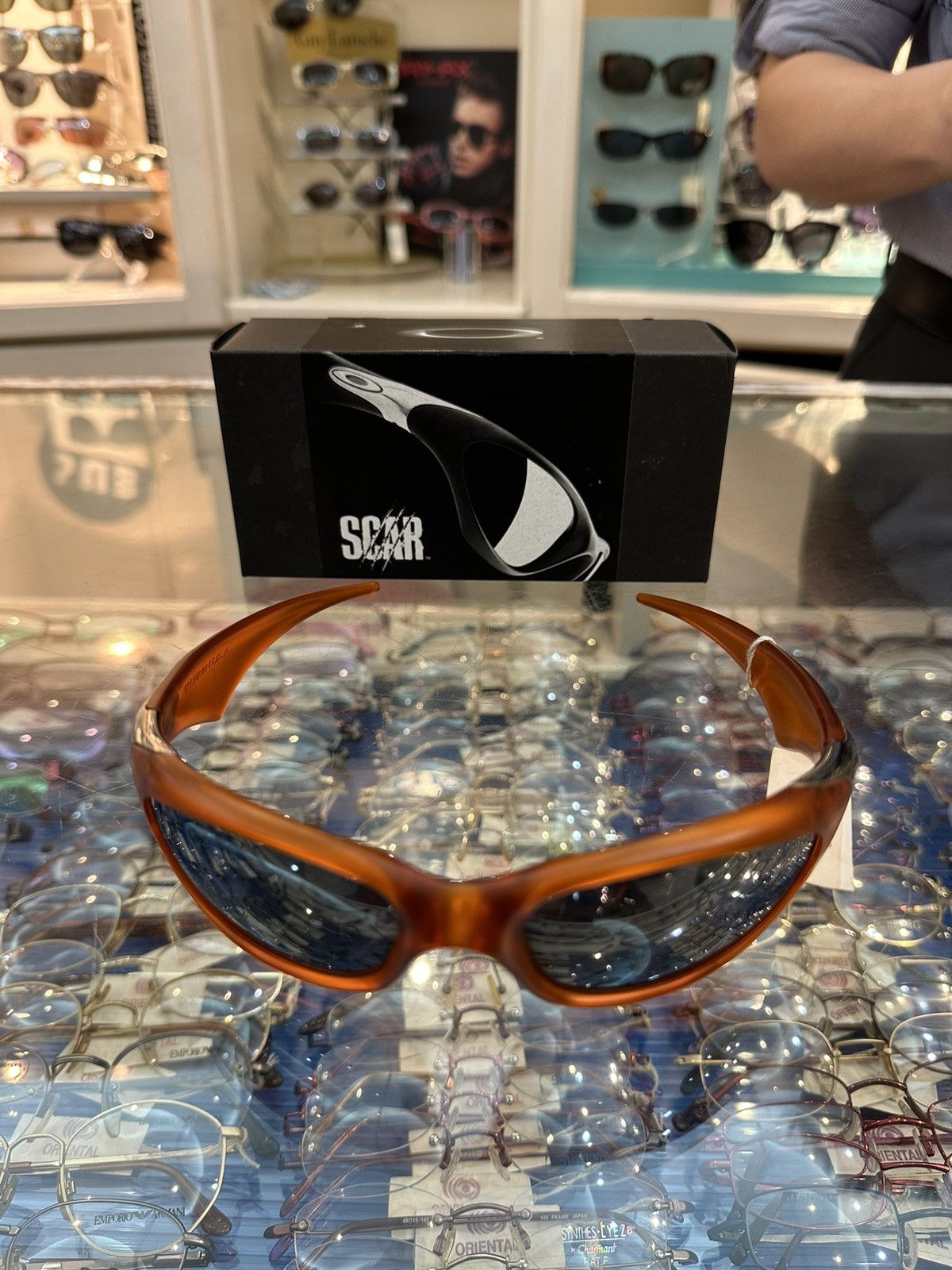 Oakley Rare NOS 2000 Oakley Scar Sunglasses Size ONE SIZE - 3 Thumbnail