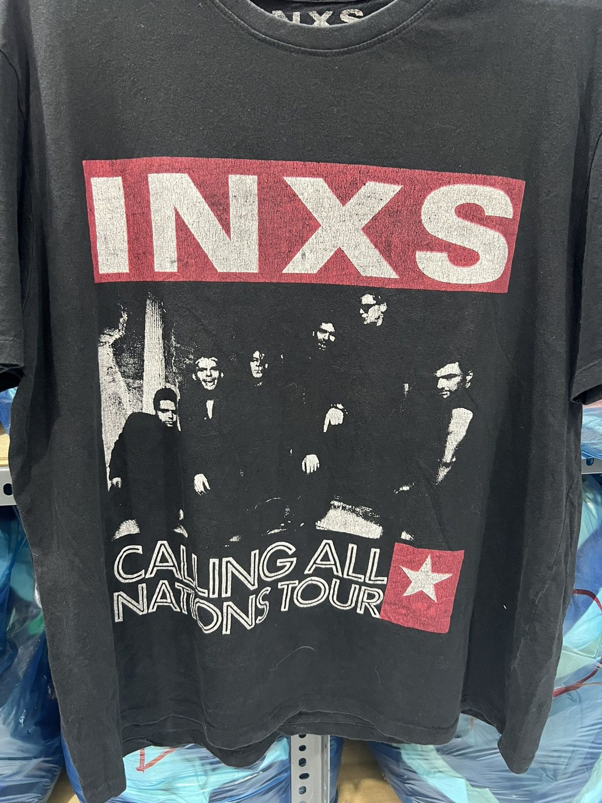 Band Tees INXS Calling All Nations Tour tee Size US XL / EU 56 / 4 - 3 Thumbnail