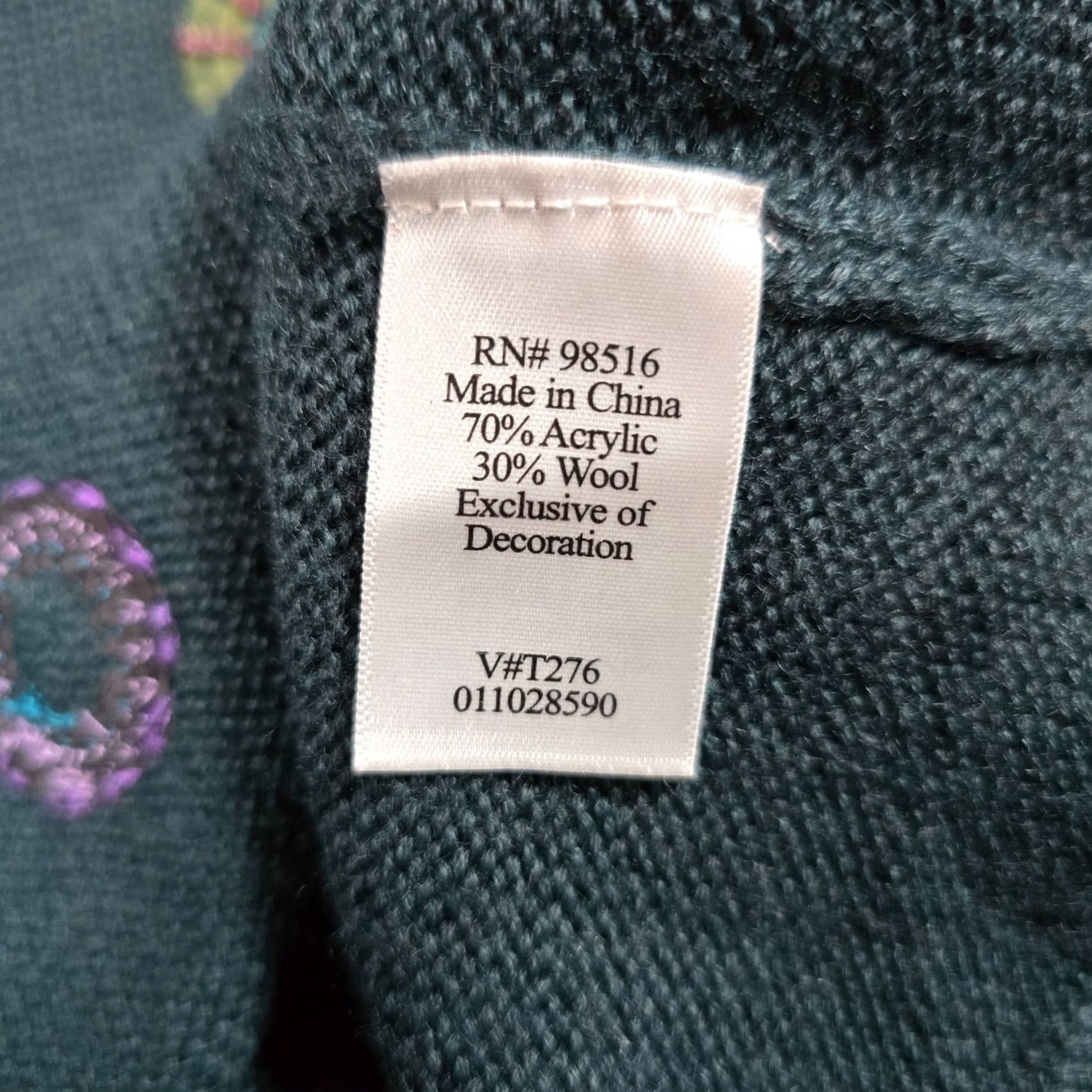 Coldwater Creek VINTAGE Coldwater Creek Vest Sweater Womens XL Green Wool Beaded Full Zip Casual Fall Winter Spring Size XL / US 12-14 / IT 48-50 - 7 Thumbnail