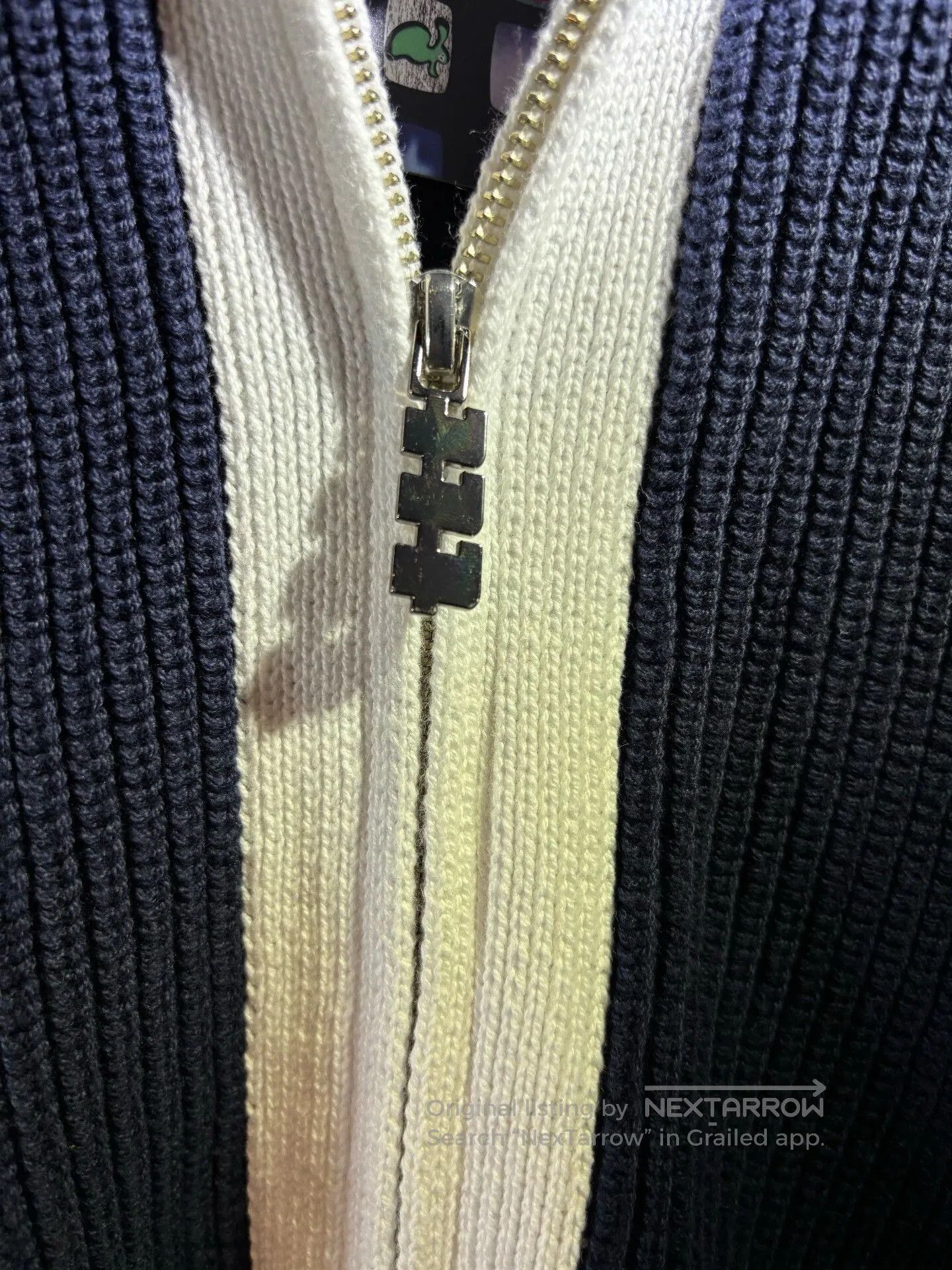 D.TT.K TTT MSW Collar Zip Cardigan. Size US XL / EU 56 / 4 - 5 Thumbnail