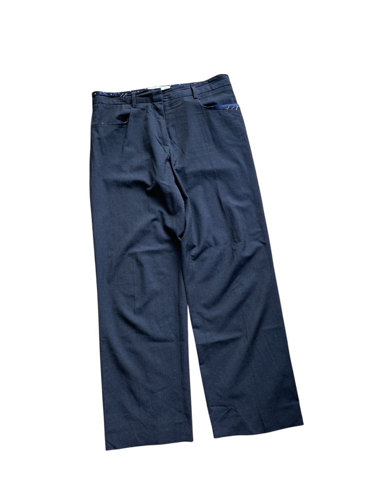 Maison Margiela Maison margiela spring 2007 Wool stapled lining trousers Size US 30 / EU 46 - 1 Thumbnail