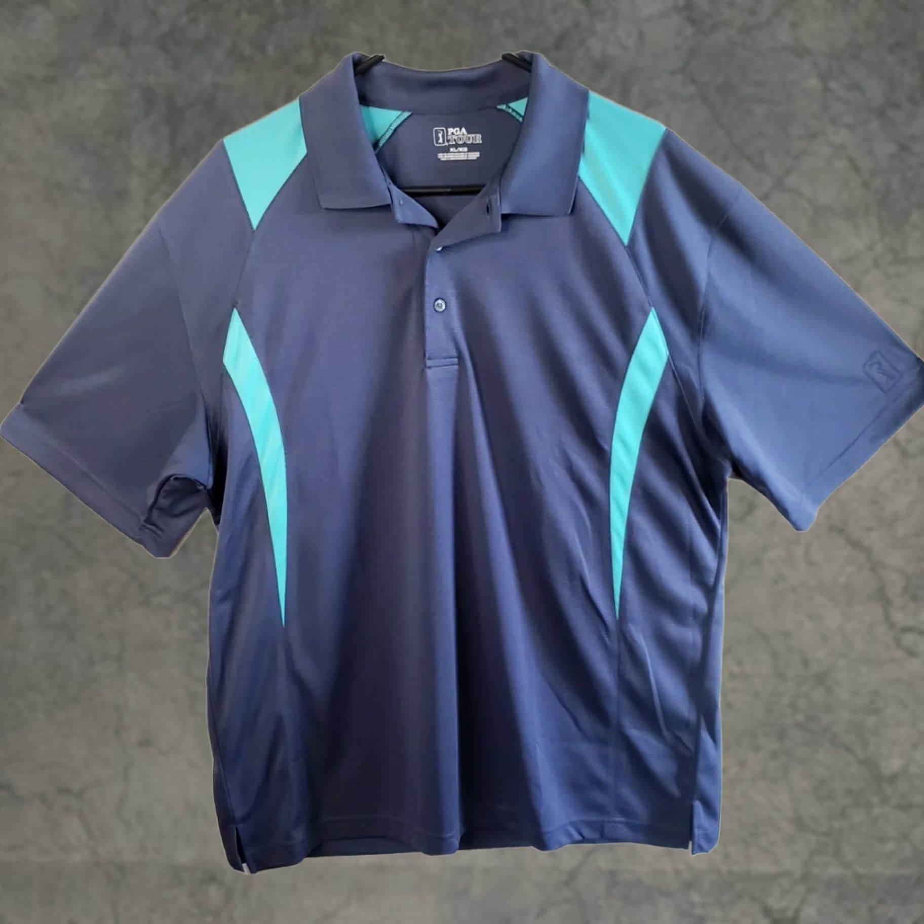 PGA Tour PGA Tour Golf Polo Shirt Short Sleeve Blue Teal Accents XL Men Shirt Polo Nike? Size US XL / EU 56 / 4 - 1 Thumbnail