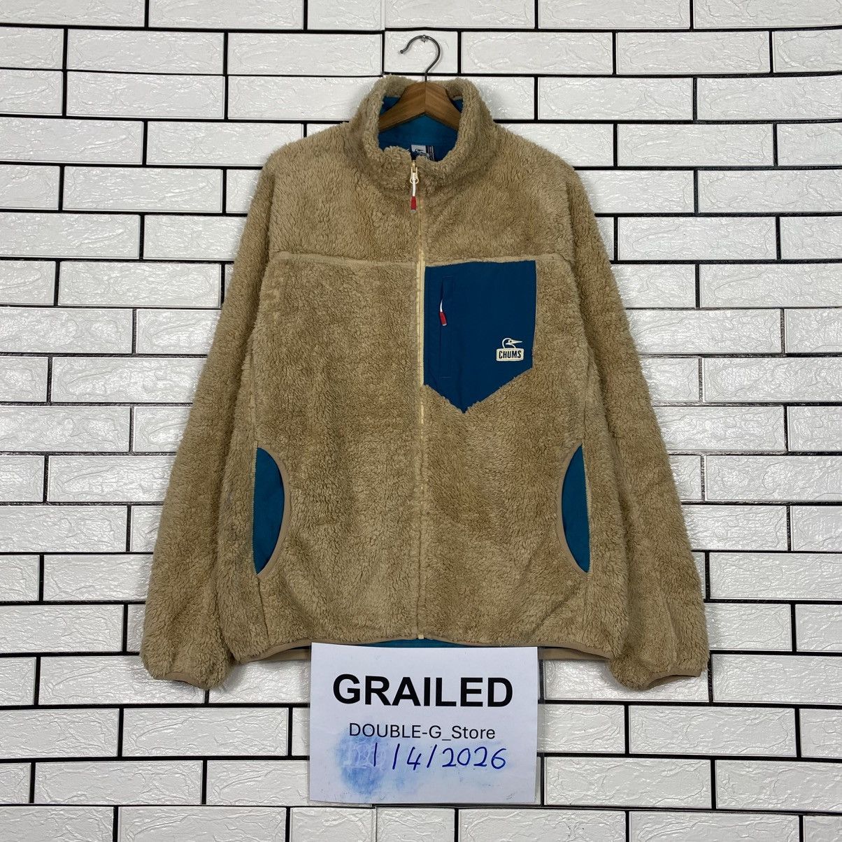 Japanese Brand 📌Vintage Chums Sherpa Fleece Dip Pile Jacket Size US XL / EU 56 / 4 - 1 Thumbnail