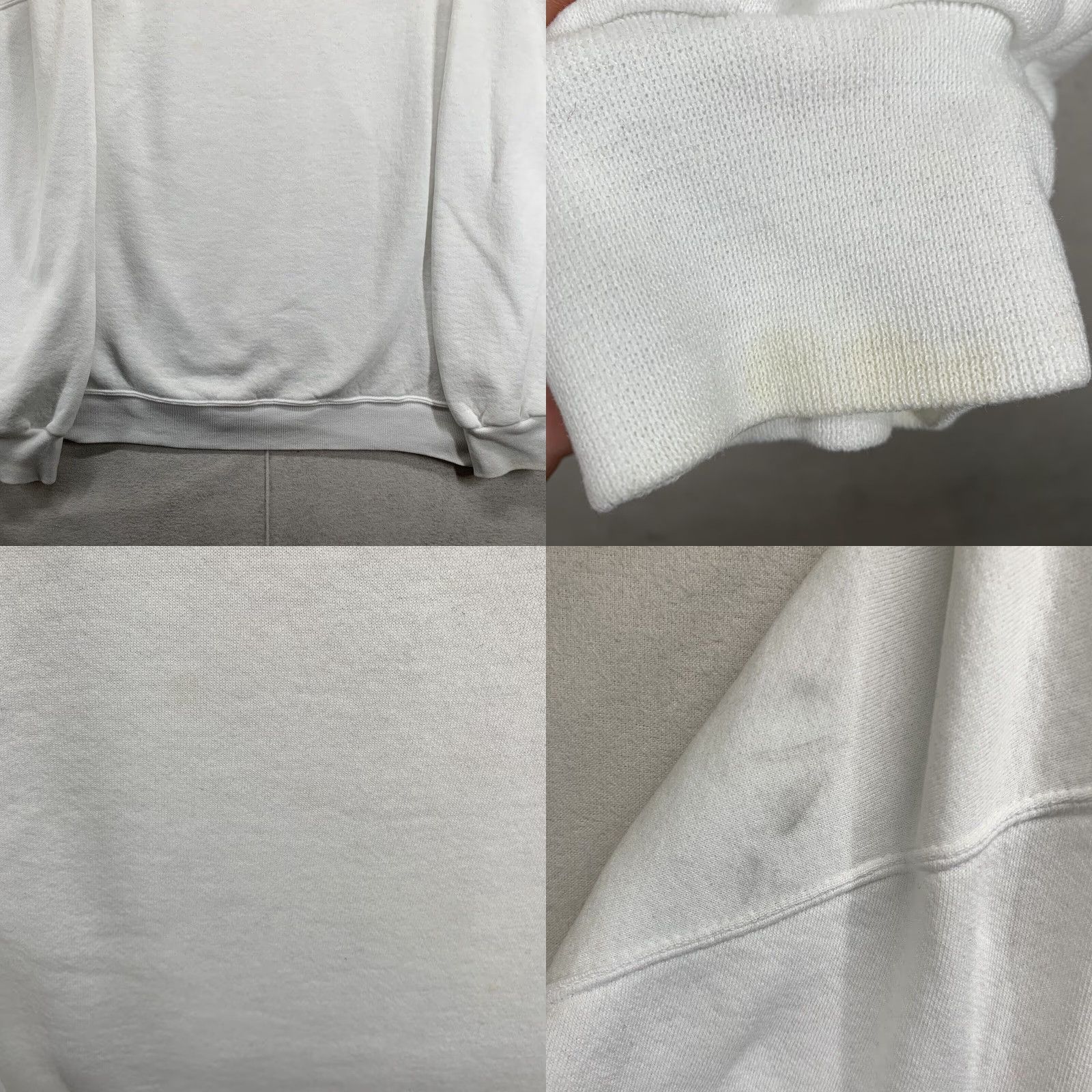 Russell Athletic VINTAGE Russell Athletic Crewneck Sweatshirt Unisex Adults 2XL White Logo Sweatshirt Retro 90s Grunge Hipster High School Tennis Gym & Training Size US XXL / EU 58 / 5 - 8 Thumbnail