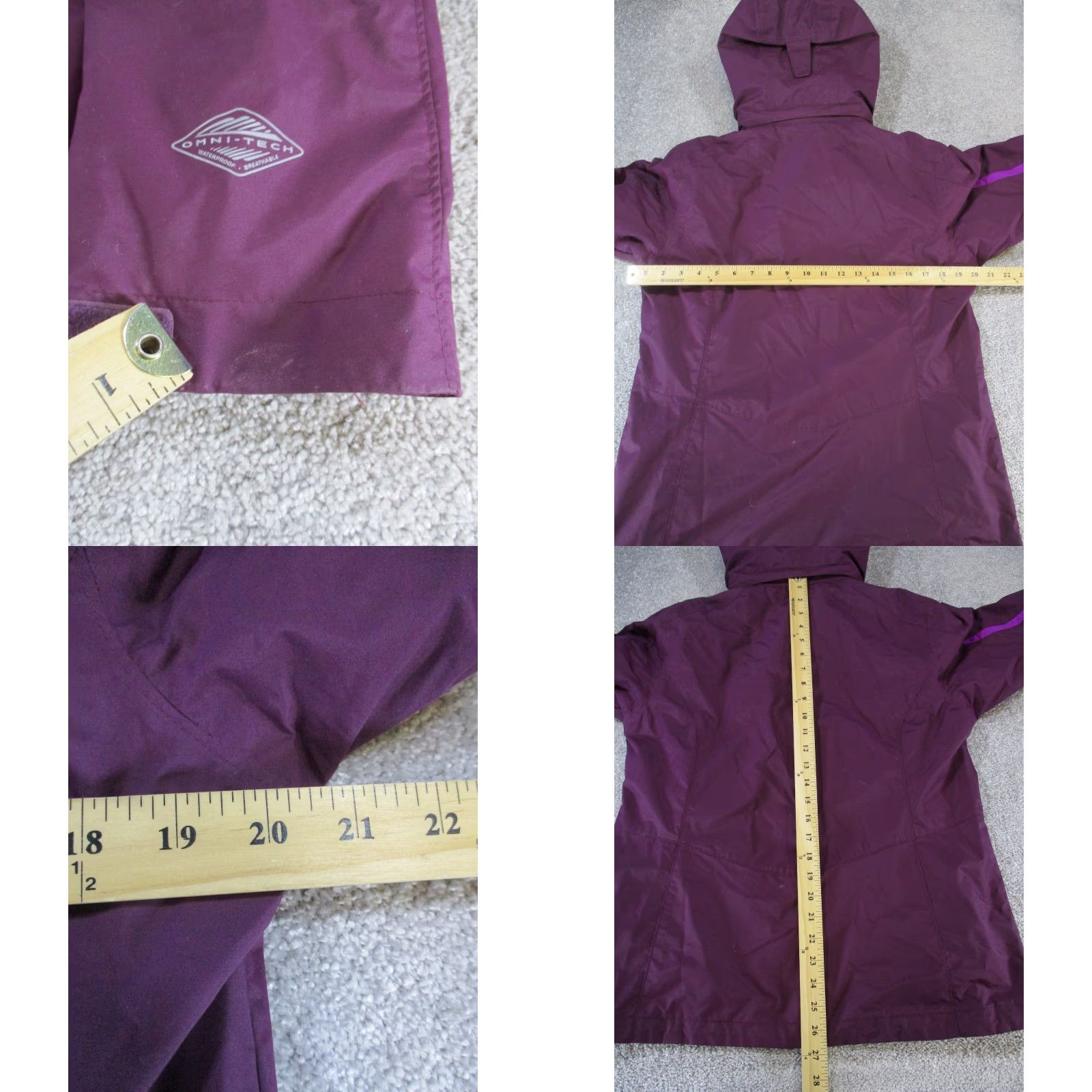 Vintage Columbia Bugaboo Jacket Womens Small Purple Interchange Insulated Omni-Tech Jacket Womens Small Purple Columbia Bugaboo Insulated Jacket Size S / US 4 / IT 40 - 9 Thumbnail