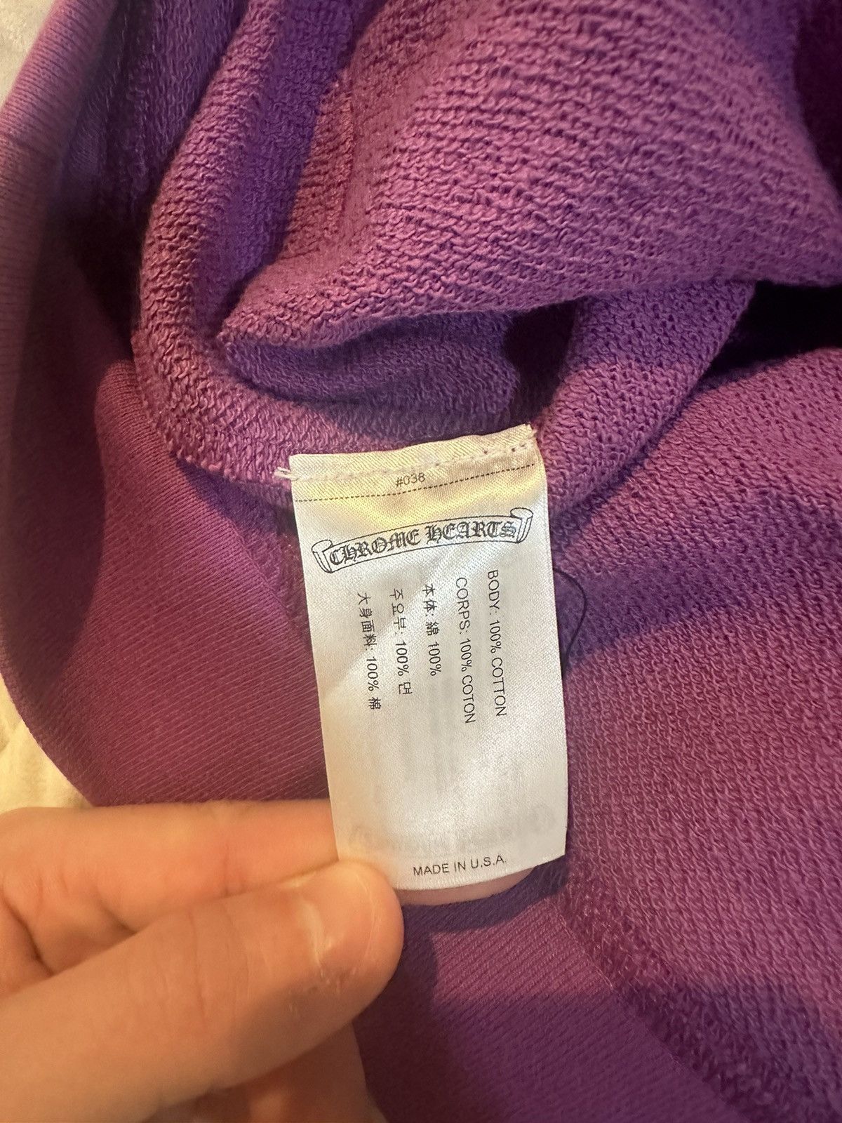 Chrome Hearts Chrome hearts Matty Boy Thats That Hooded Sweatshirt Purple Size US M / EU 48-50 / 2 - 9 Thumbnail