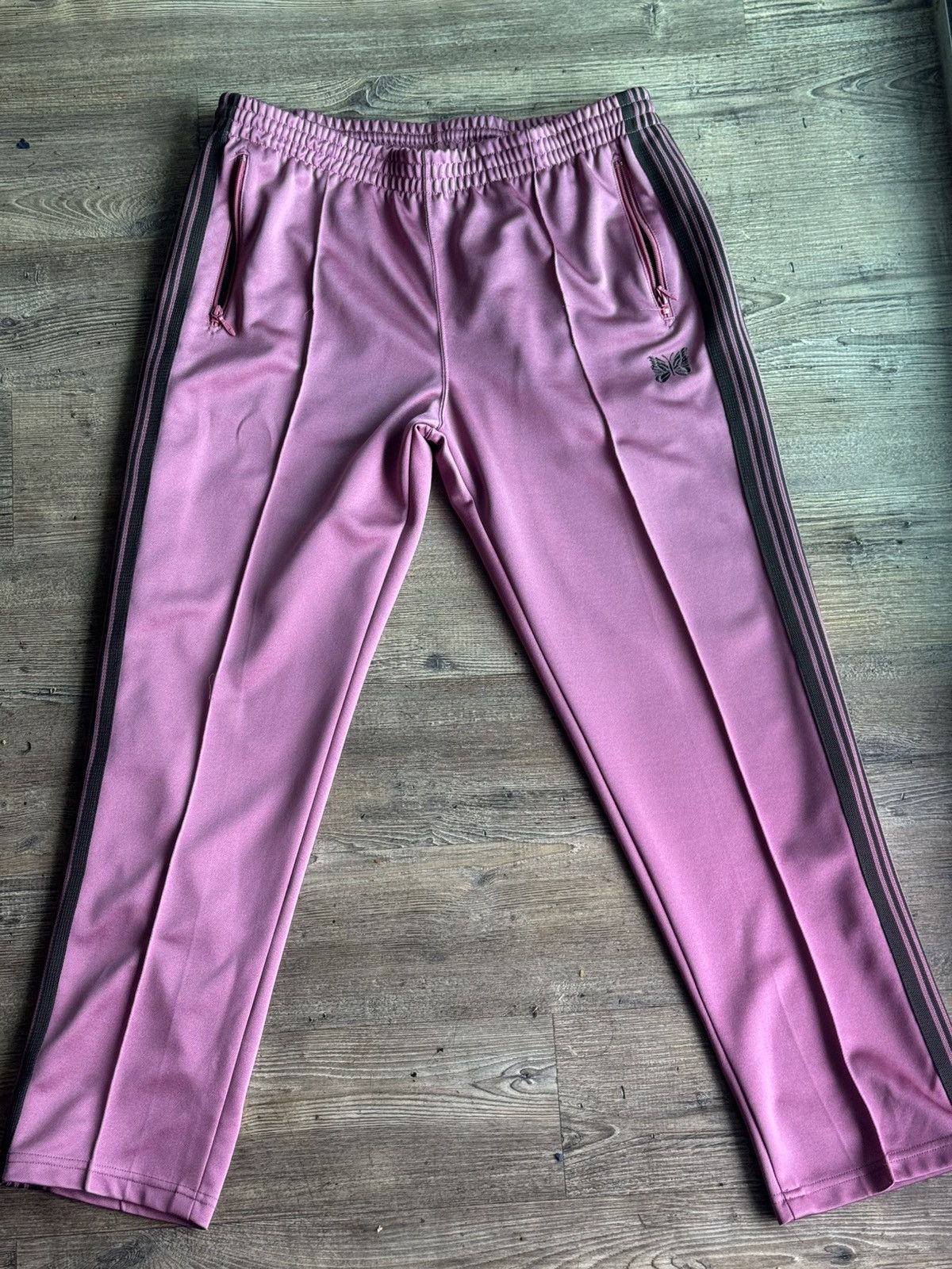 Needles NEEDLES TRACK PANTS (SMOKE PINK) Size US 36 / EU 52 - 2 Thumbnail