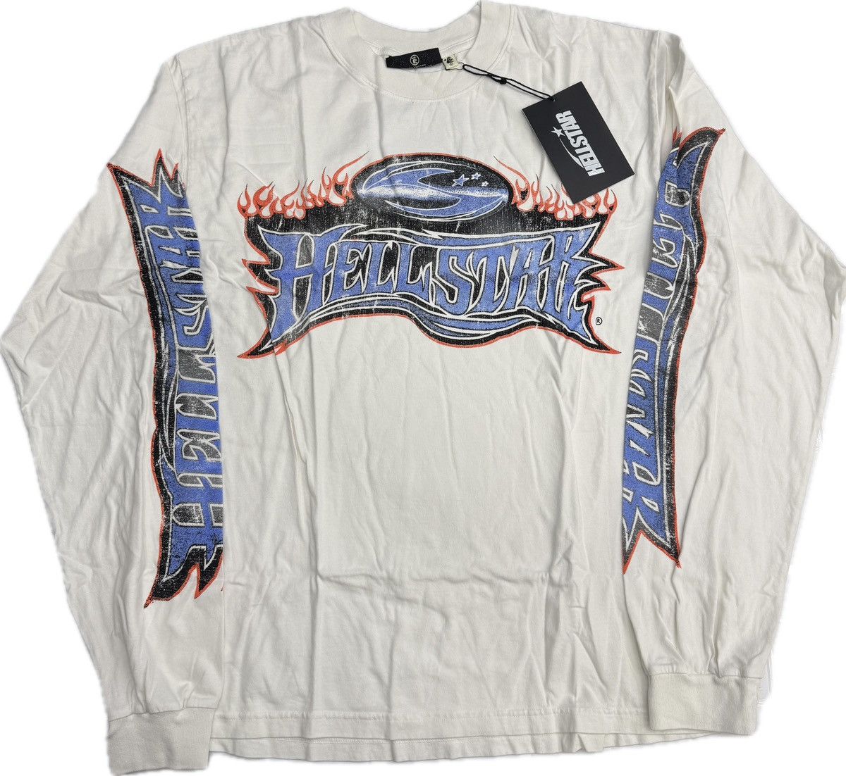 HELLSTAR Hellstar Moto Long Sleeve T-shirt Size US L / EU 52-54 / 3 - 1 Thumbnail
