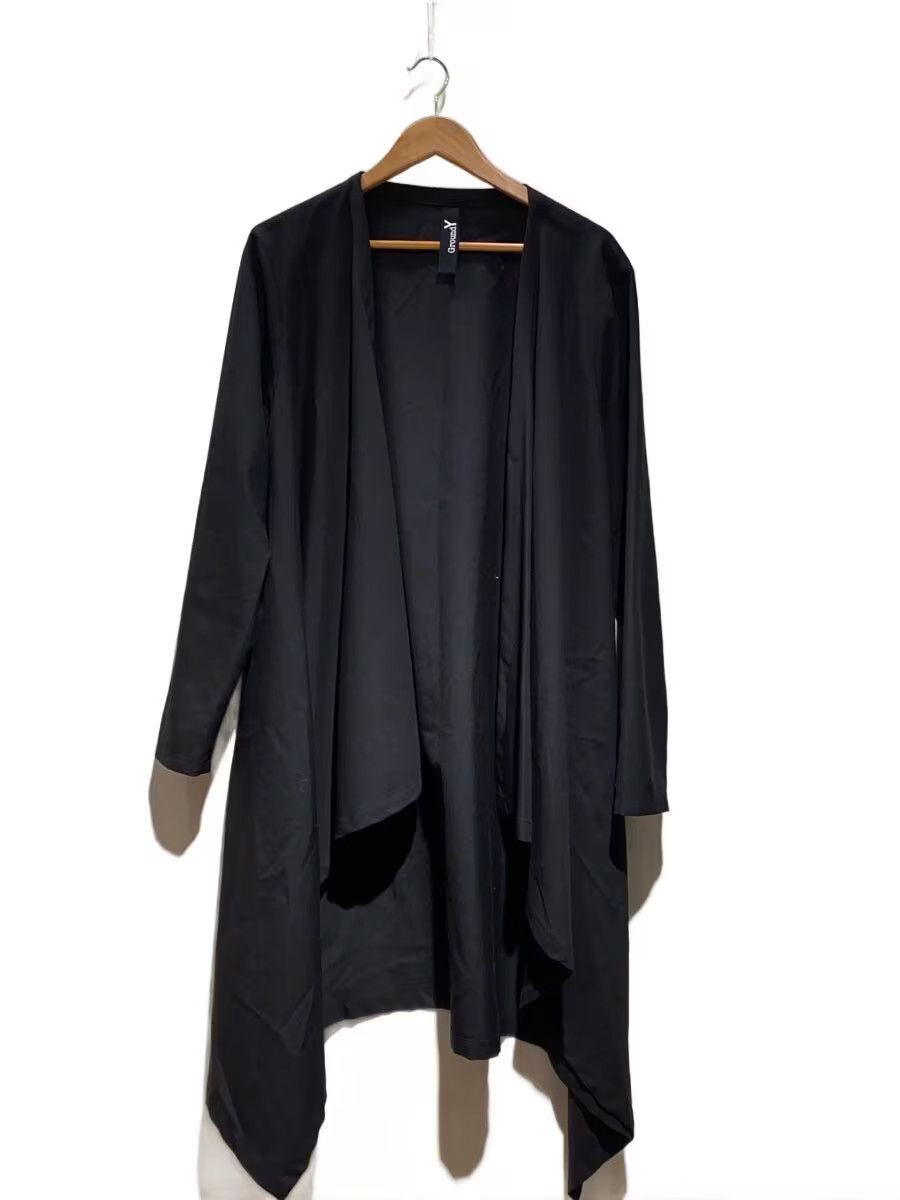 Yohji Yamamoto Ground Y Yohji Yamamoto GABARDINE LONG DRAPE JACKET