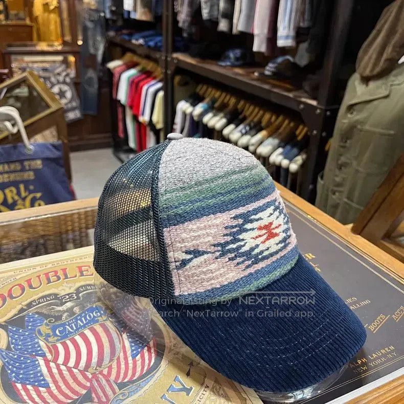 RRL Ralph Lauren RRL Navajo Pattern Wool Baseball Cap . Size ONE SIZE - 5 Thumbnail