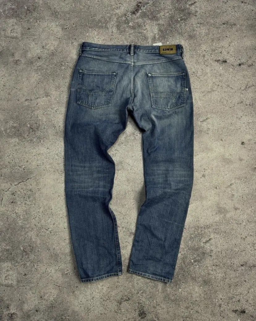 Edwin × Japanese Brand Edwin Vintage Pants Jeans Japanese W34 Light Wash Faded Size US 34 / EU 50 - 10 Thumbnail