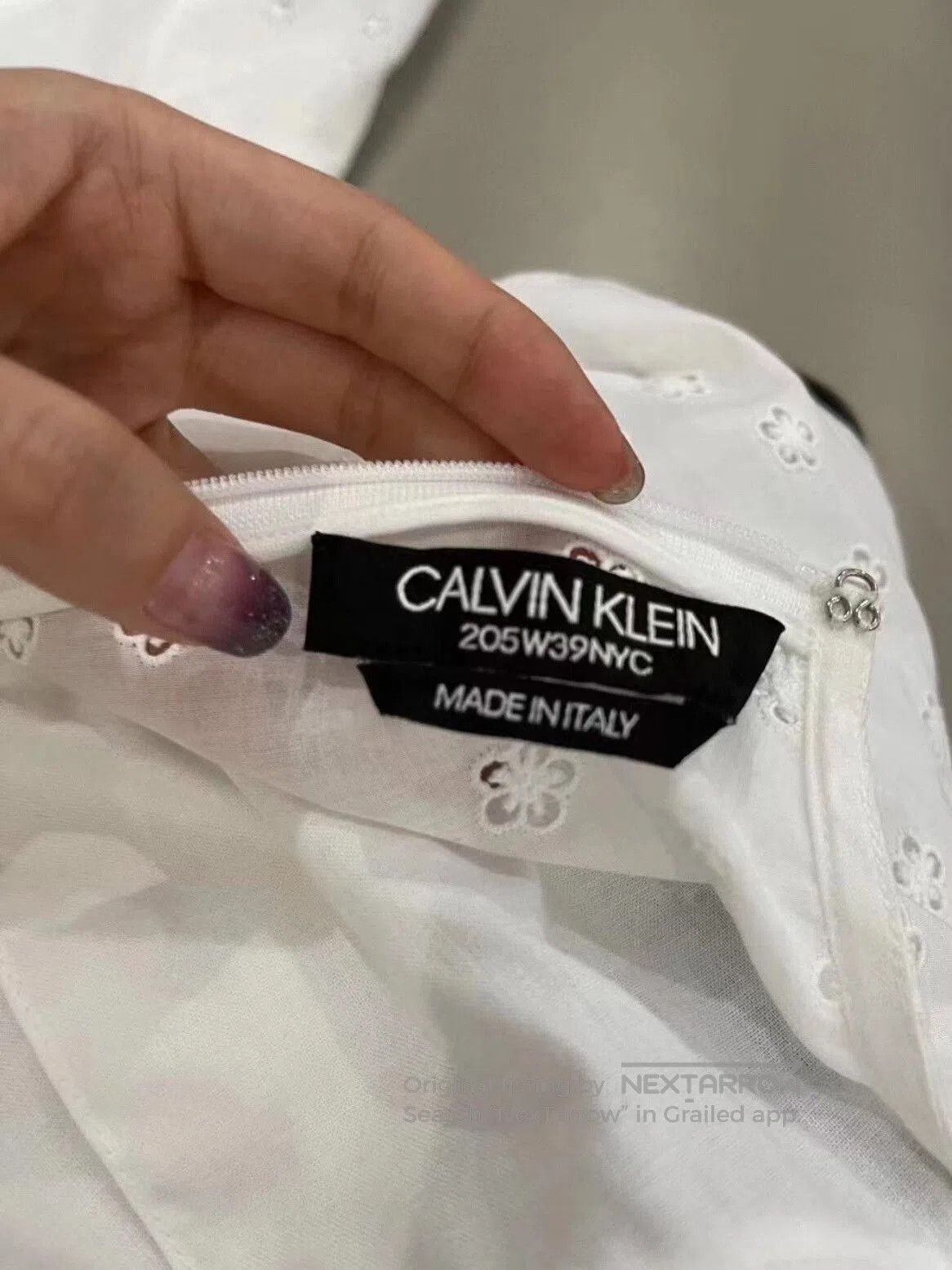 Calvin Klein 205W39NYC Calvin Klein Floral Two-in-One Dress. Size S / US 4 / IT 40 - 3 Thumbnail