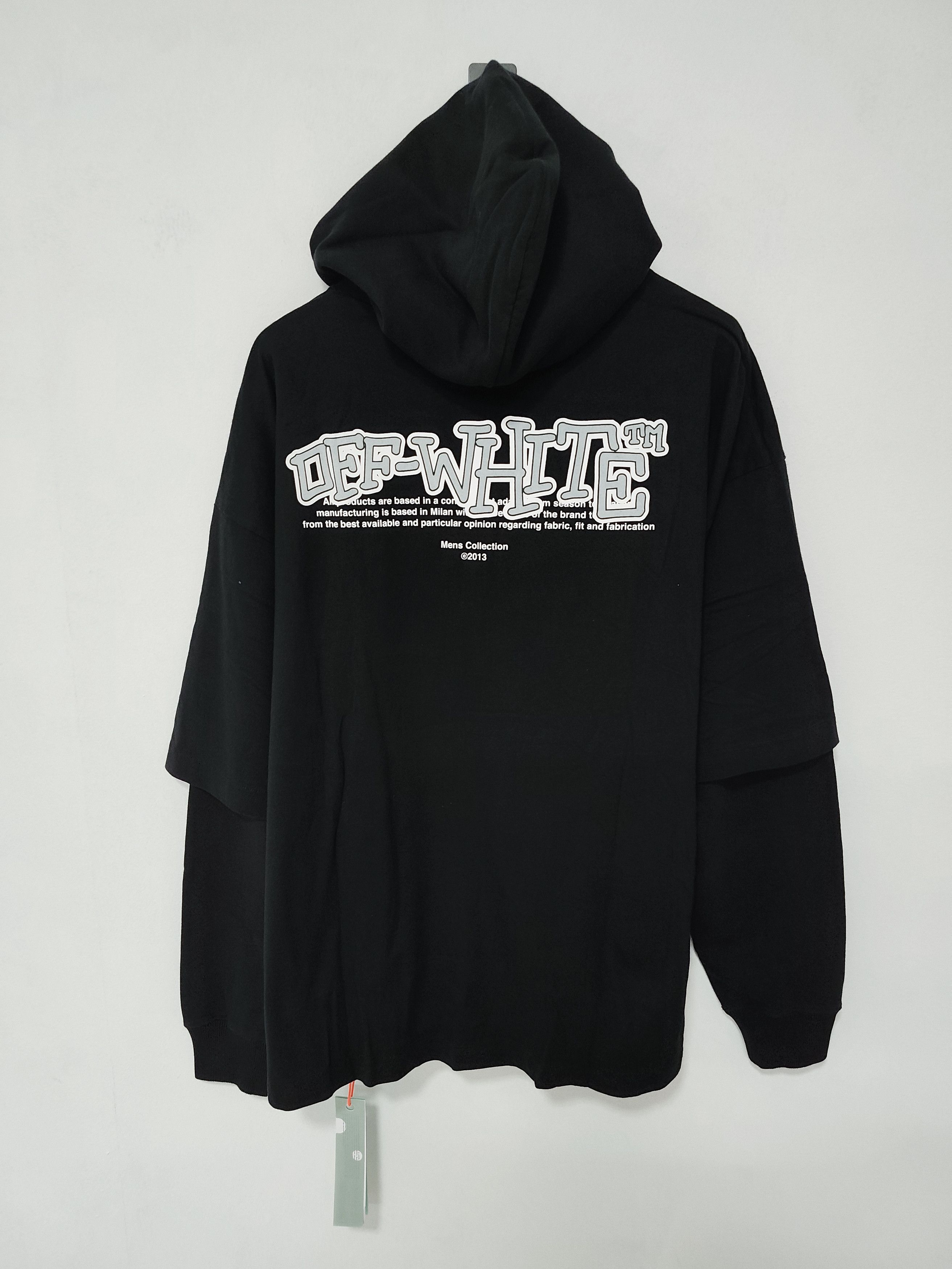 Off-White Off-White "Carlos Type Double Tee" Size US XXL / EU 58 / 5 - 3 Thumbnail