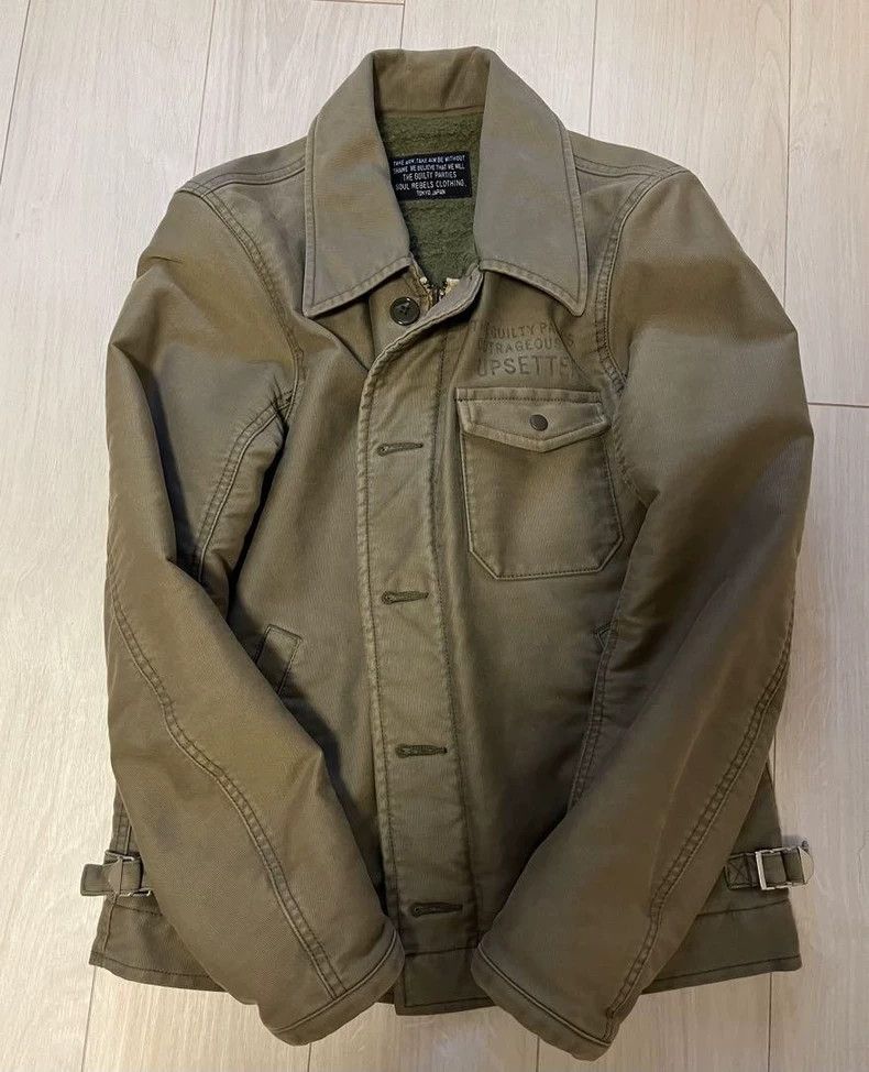 ジャケット・アウター RADIALL MARIA military jacket セール】ROUND COLLAR MILITARY JACKET（ミリタリージャケット