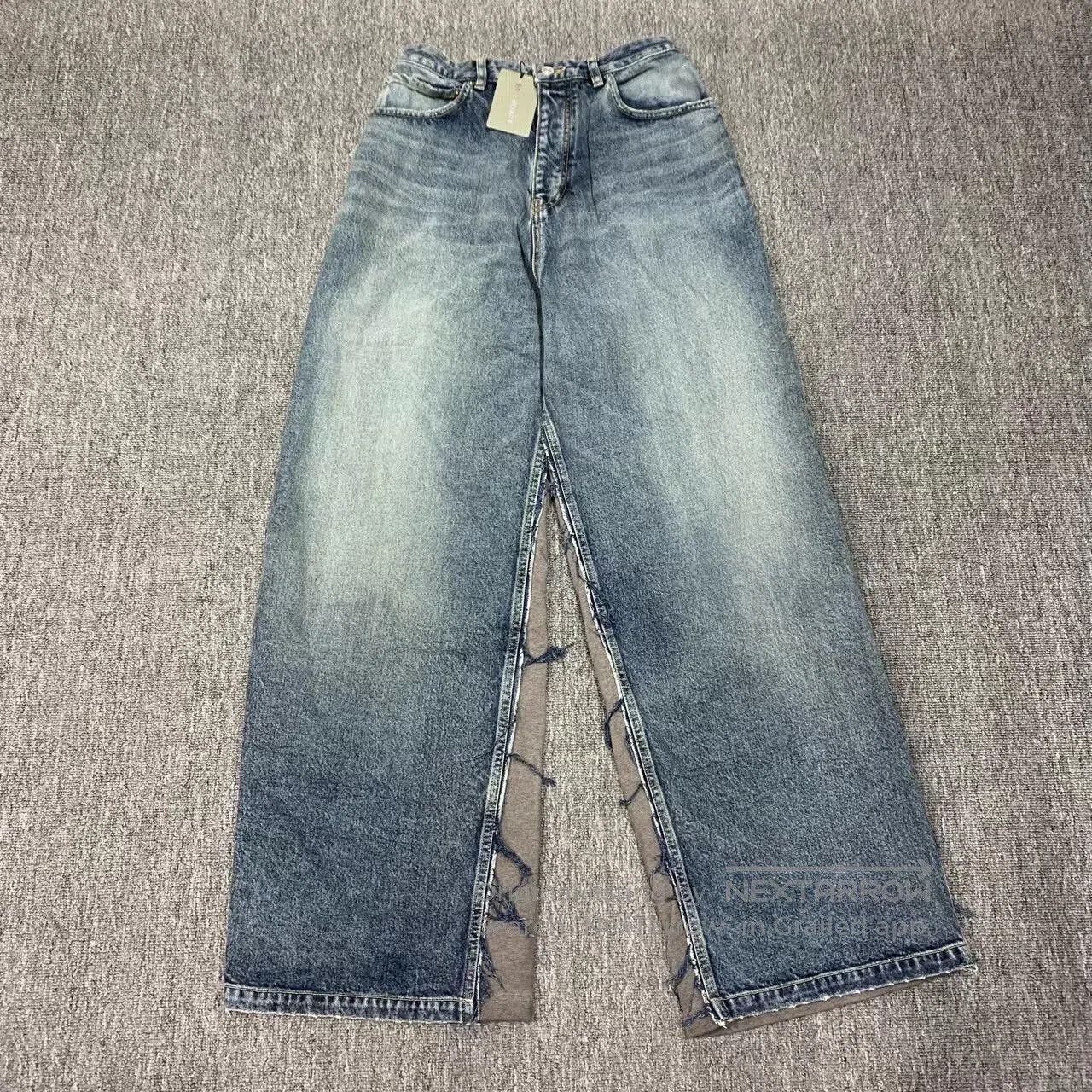 Balenciaga blue denim patchwork pants Balenciaga size S. Size US 27 - 1 Thumbnail