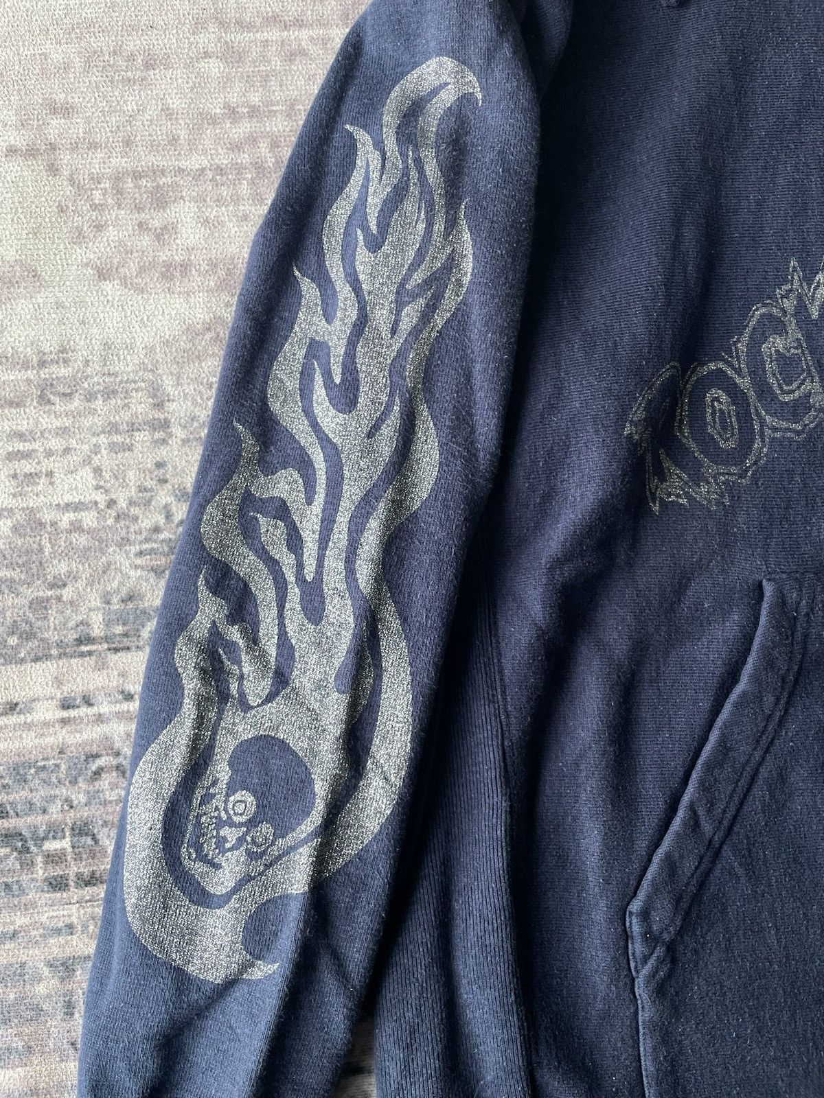 Vintage Shin & Company Punk Rock Poem Riot Hoodies Size US L / EU 52-54 / 3 - 5 Thumbnail