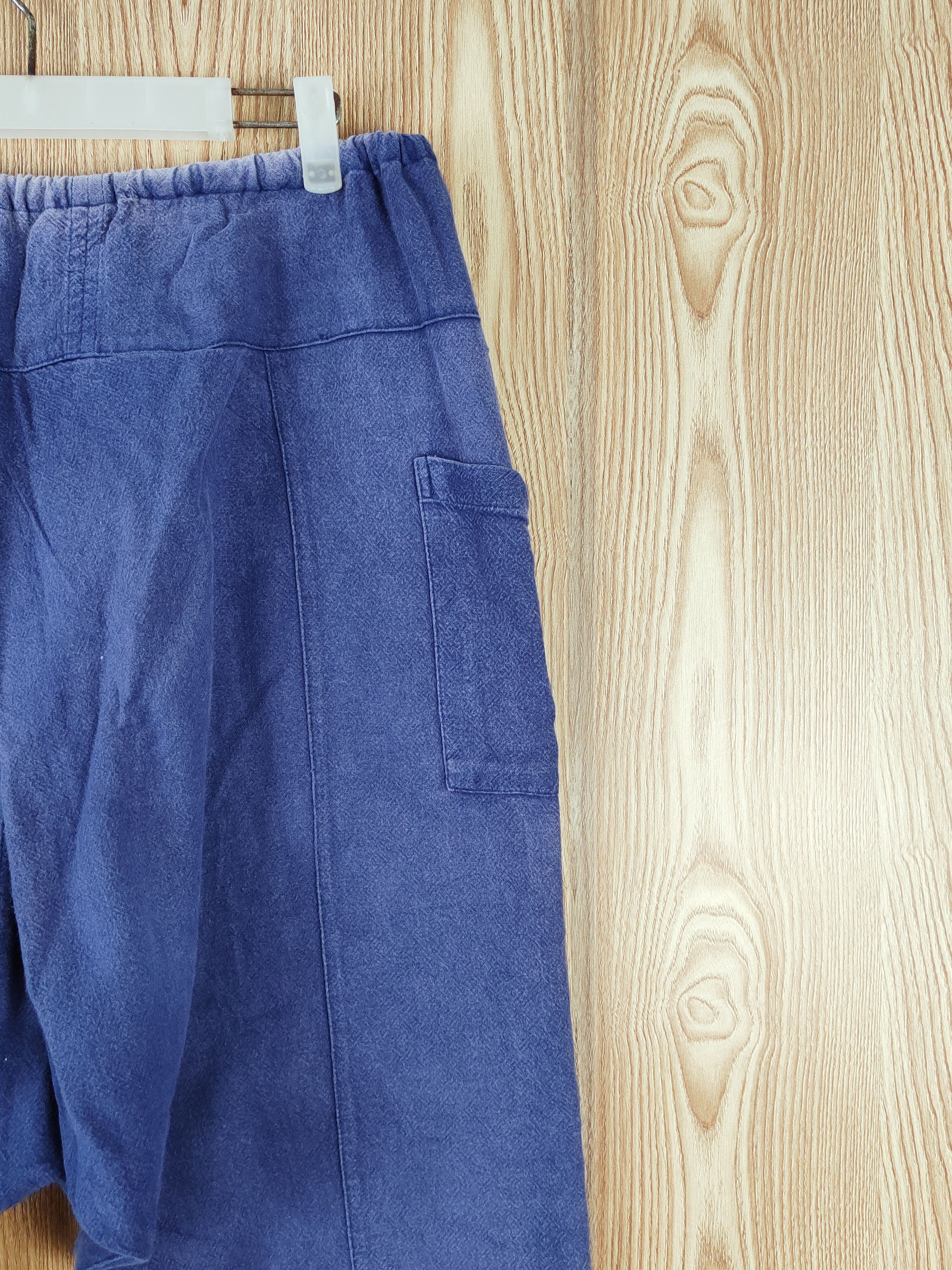 Japanese Brand × Vintage Vintage 💥 Pippaia Blue Faded Loose Baggy Pants Size US 26 / EU 42 - 10 Thumbnail