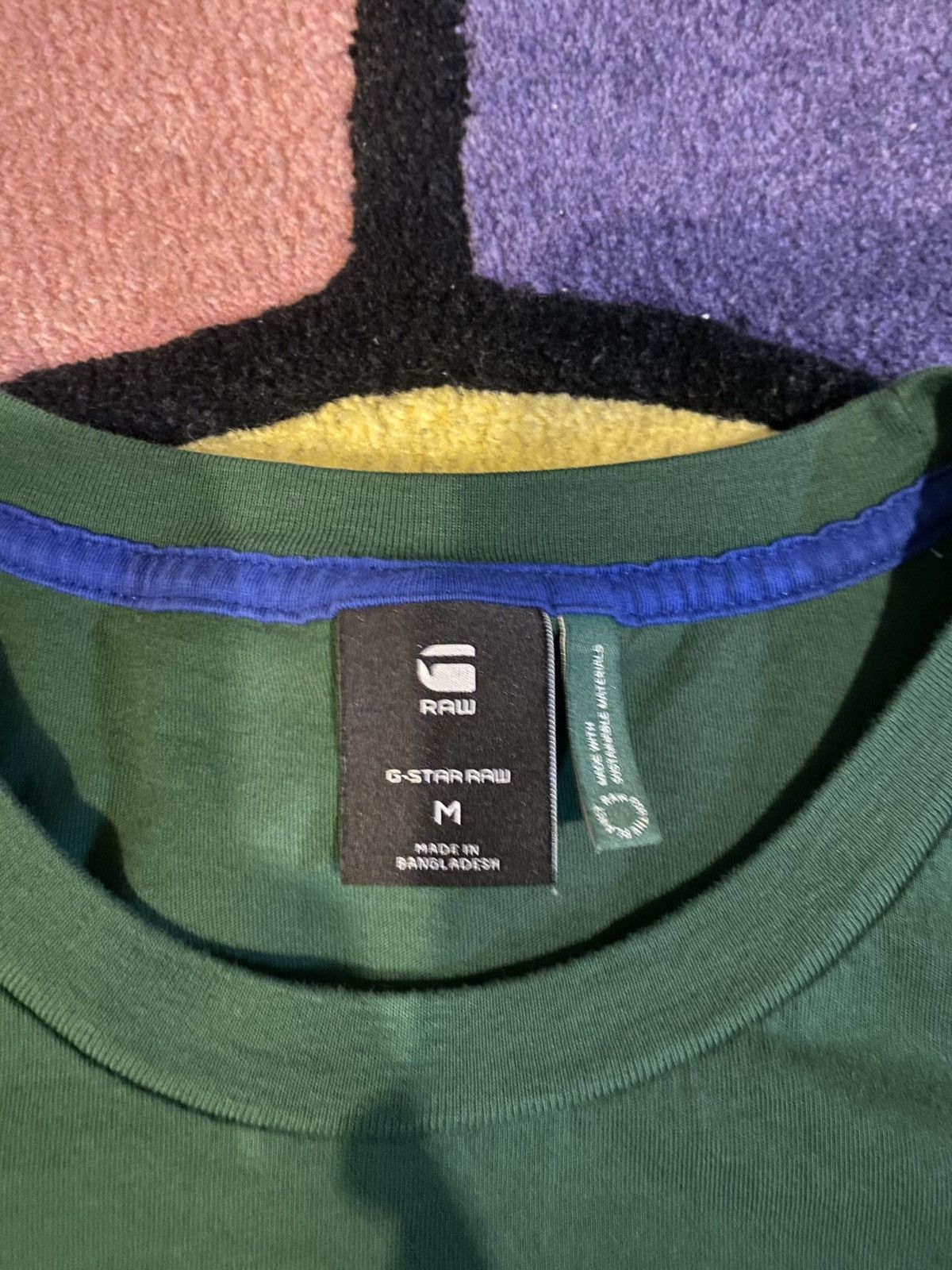 G-Star Gstar Raw Green Tshirt Size US M / EU 48-50 / 2 - 3 Thumbnail