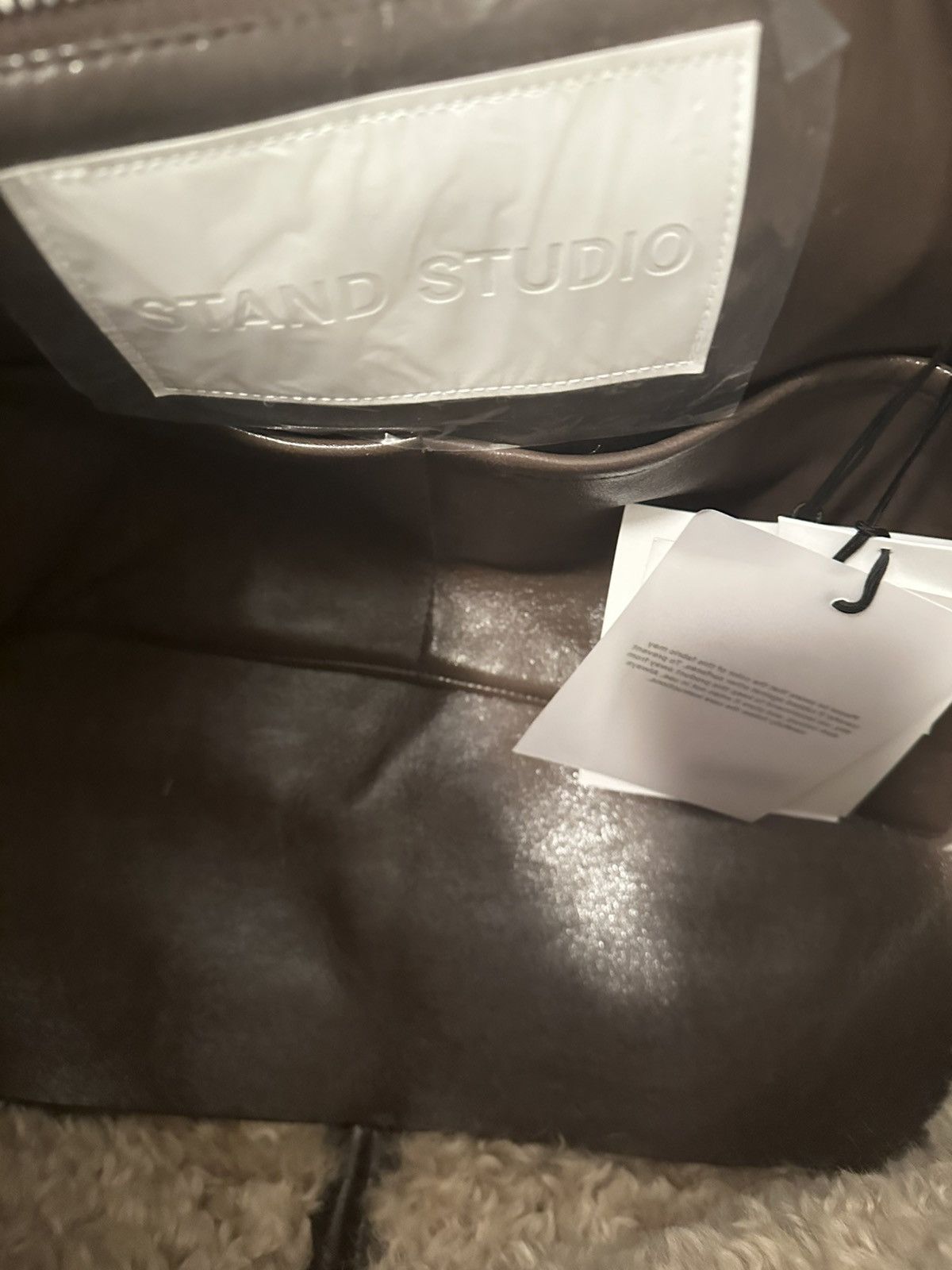 STAND STUDIO Stand Studio Brown Lola II Tote Size ONE SIZE - 4 Thumbnail