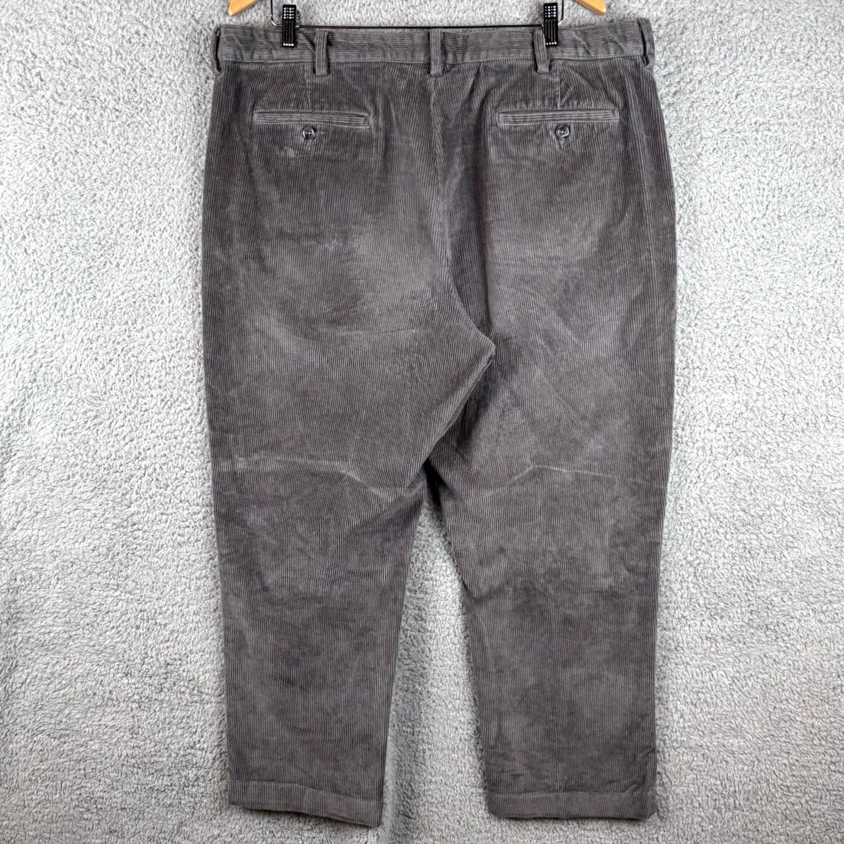 Vintage VINTAGE LL Bean Corduroy Pants Mens 40 x 29 Gray Comfort Waist Casual Shirt? Size US 40 / EU 56 - 4 Thumbnail