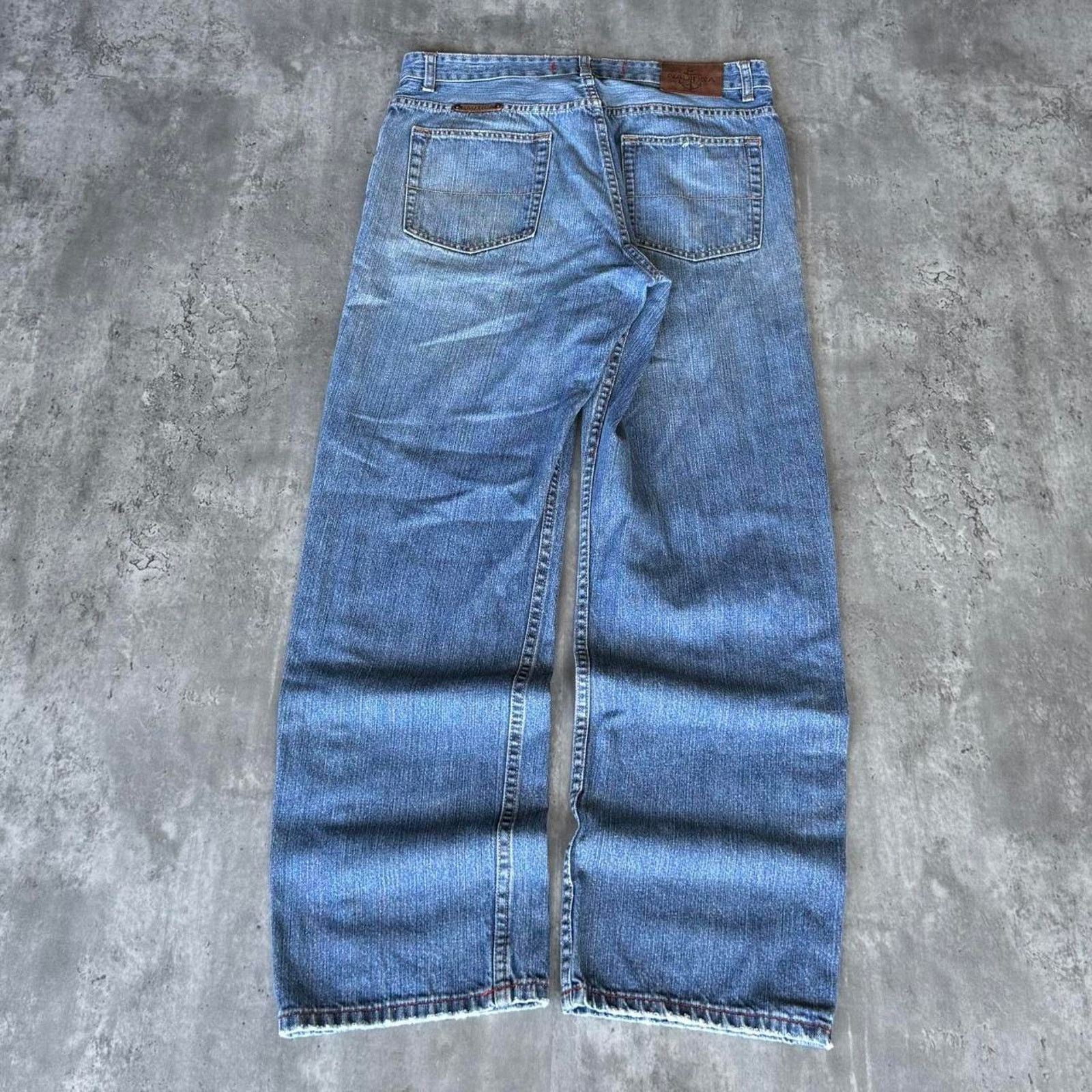 Nautica × Vintage Vintage Y2K Nautica Embroidered Baggy Opium Essential Jeans Size US 33 - 2 Thumbnail