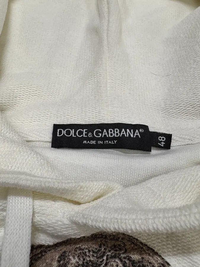 Dolce & Gabbana SS2014 Dolce & Gabbana White Coin Hoodie Size US L / EU 52-54 / 3 - 9 Thumbnail