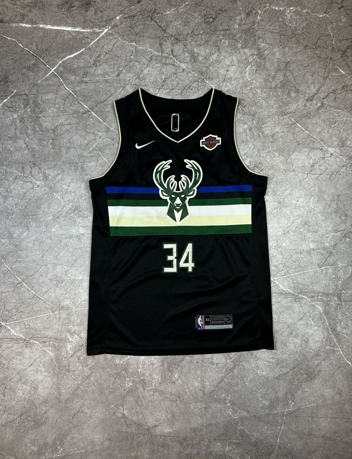 Nike Harley Davidson Nike Giannis Antetokounmpo Black NBA Jersey Size US S / EU 44-46 / 1 - 2 Thumbnail