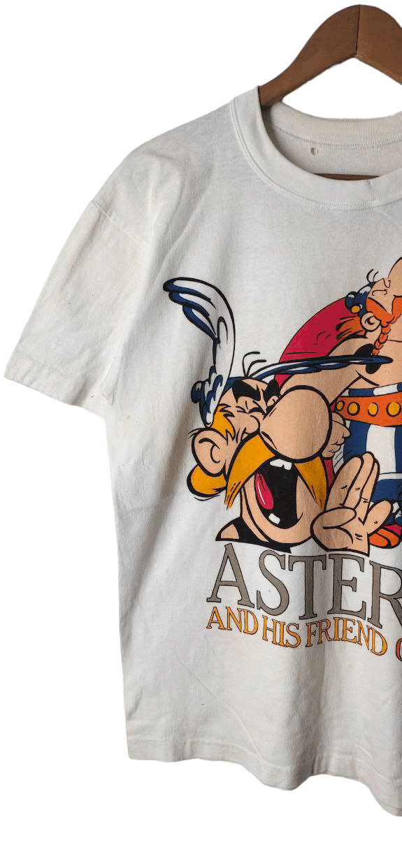 Vintage VINTAGE CARTOON 80S ASTERIX AND HIS FRIEND OBELIX TEE Size US M / EU 48-50 / 2 - 6 Thumbnail