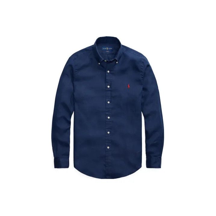 Polo Ralph Lauren Polo Ralph Lauren Men's Solid Logo Embroidered Long-Sleeve Shirt Size US XXL / EU 58 / 5 - 1 Thumbnail