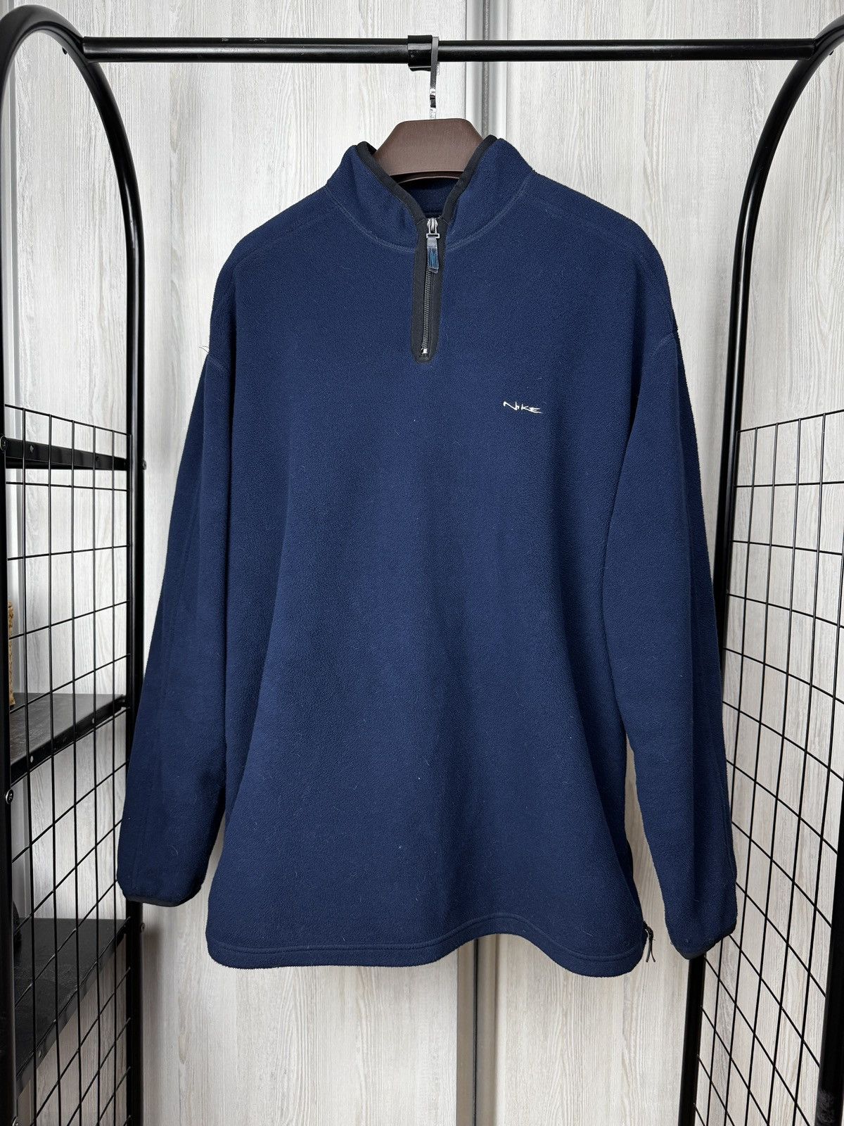Nike Nike vintage y2k 1/4 zip teddy fleece pullover sweatshirt Size US XL / EU 56 / 4 - 1 Thumbnail