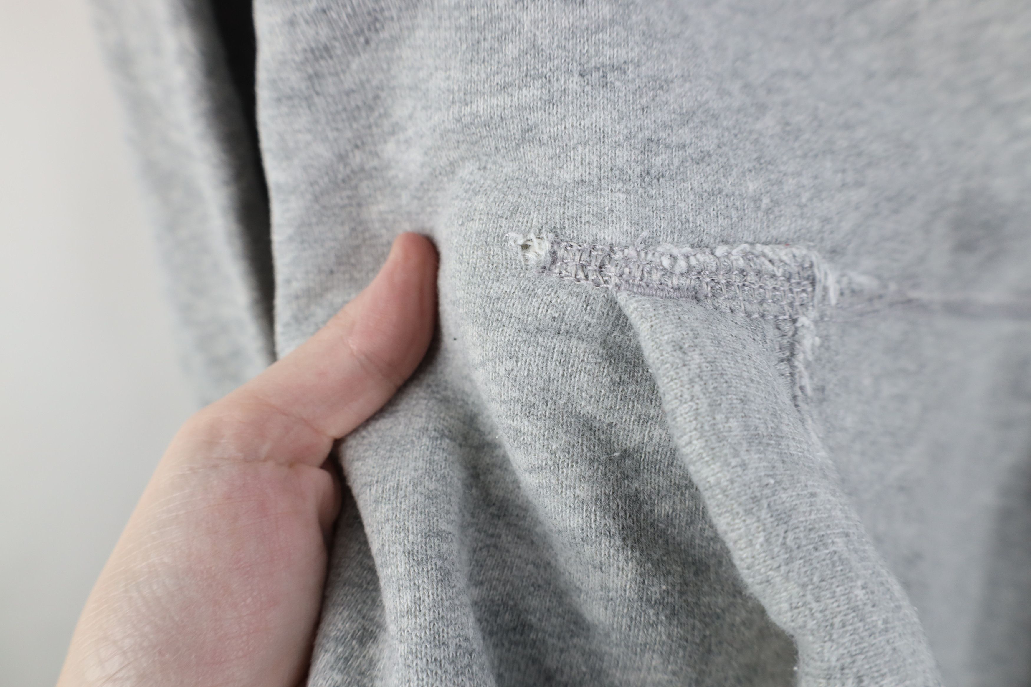 Abercrombie & Fitch Vintage 90s Y2K Abercrombie & Fitch Heavy Henley Hoodie Gray Size US XL / EU 56 / 4 - 6 Thumbnail