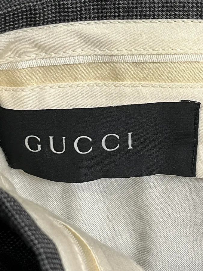 Gucci AW2005 Gucci Grey Minimalist Tailored Pants Size US 32 / EU 48 - 9 Thumbnail