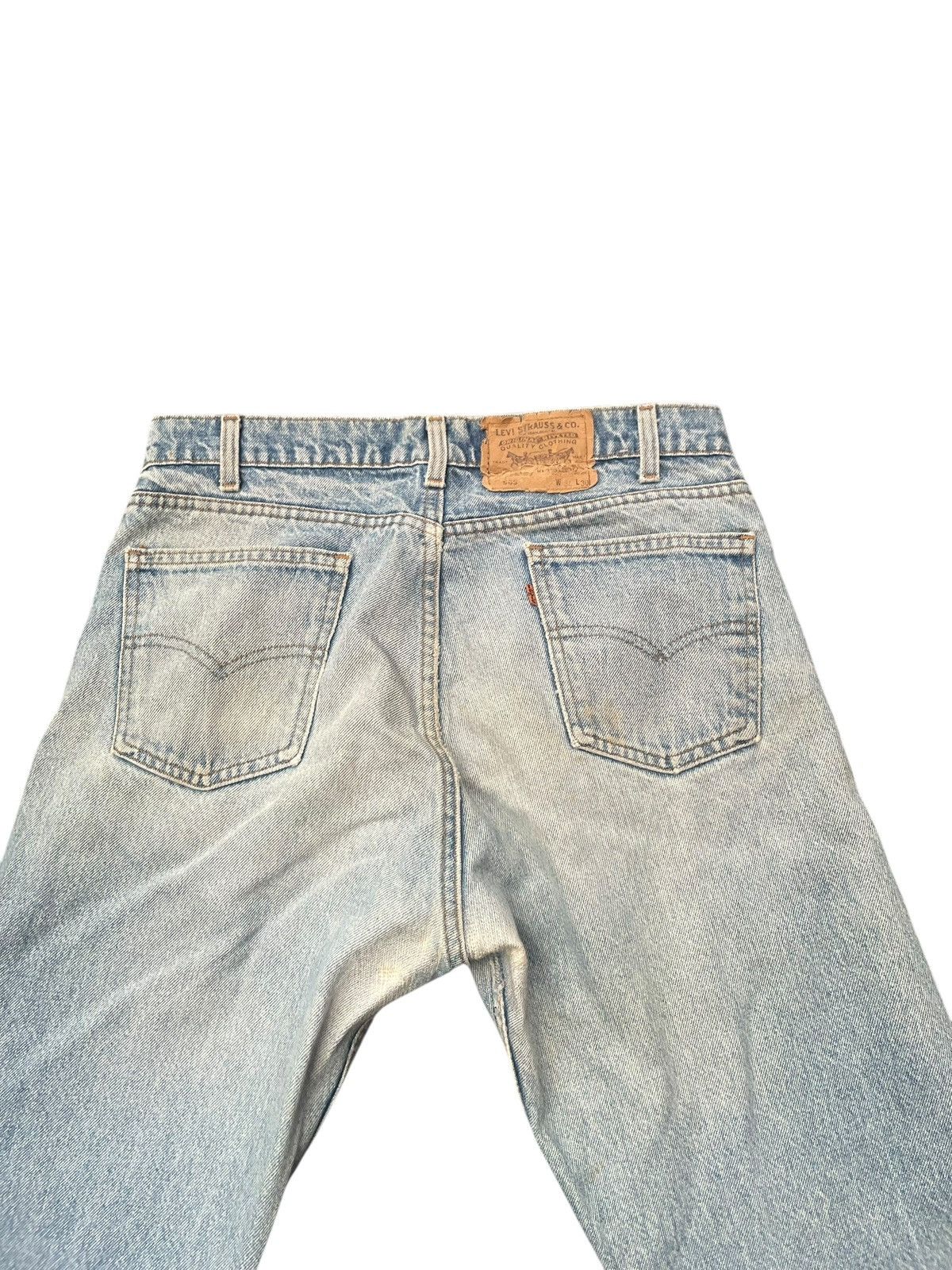 Levi's Vintage 1989 Levis 505 Orange Tab USA Size US 33 - 11 Thumbnail
