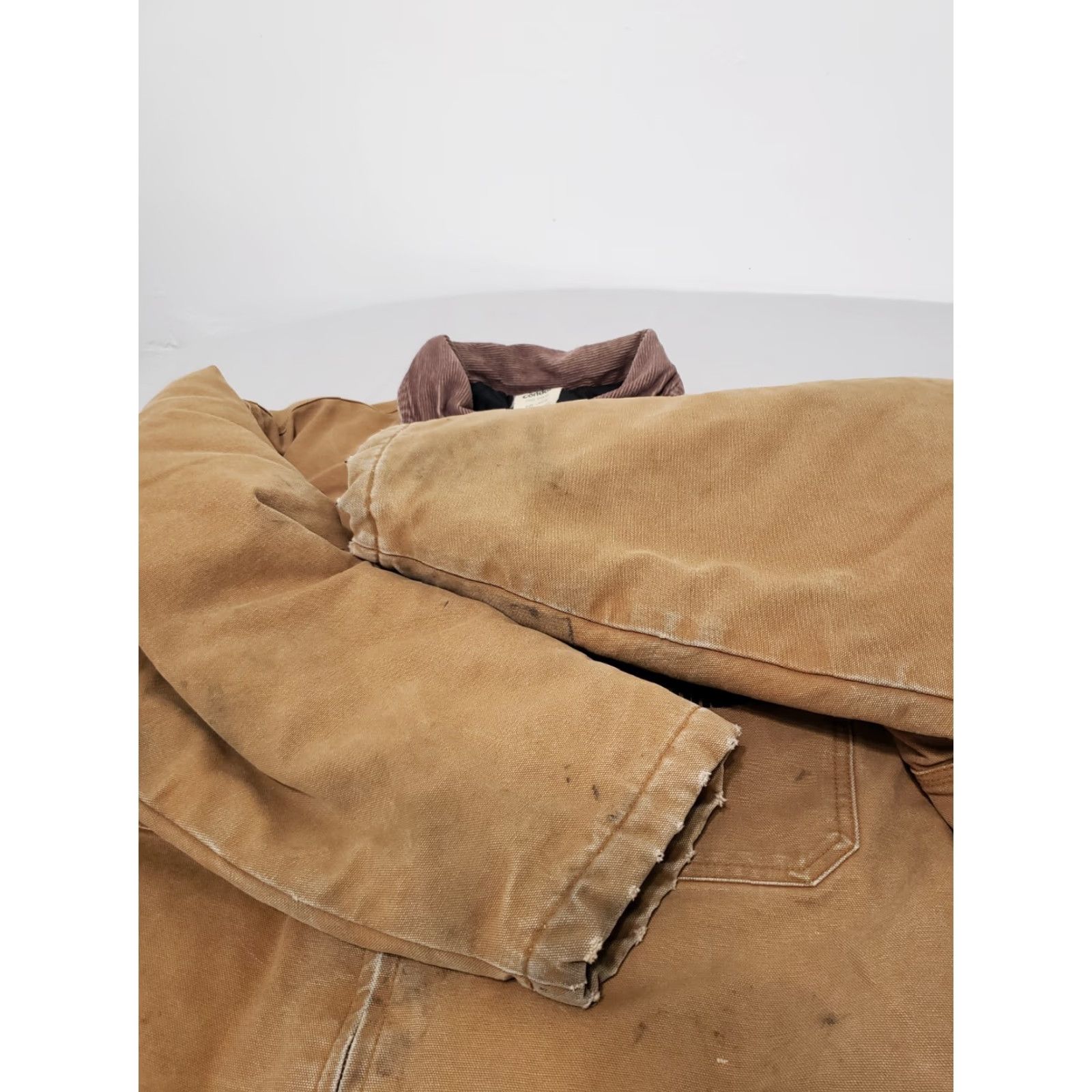 Vintage VINTAGE Condor Jacket Utility Work Mens Size L Tan Brown Full Zip 3WE40 Size US L / EU 52-54 / 3 - 7 Thumbnail