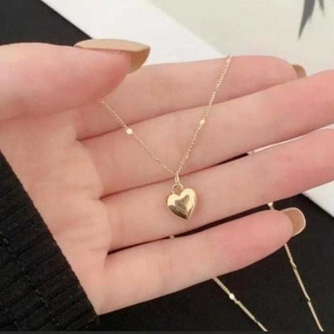 Other Gold heart necklace Size ONE SIZE - 2 Thumbnail