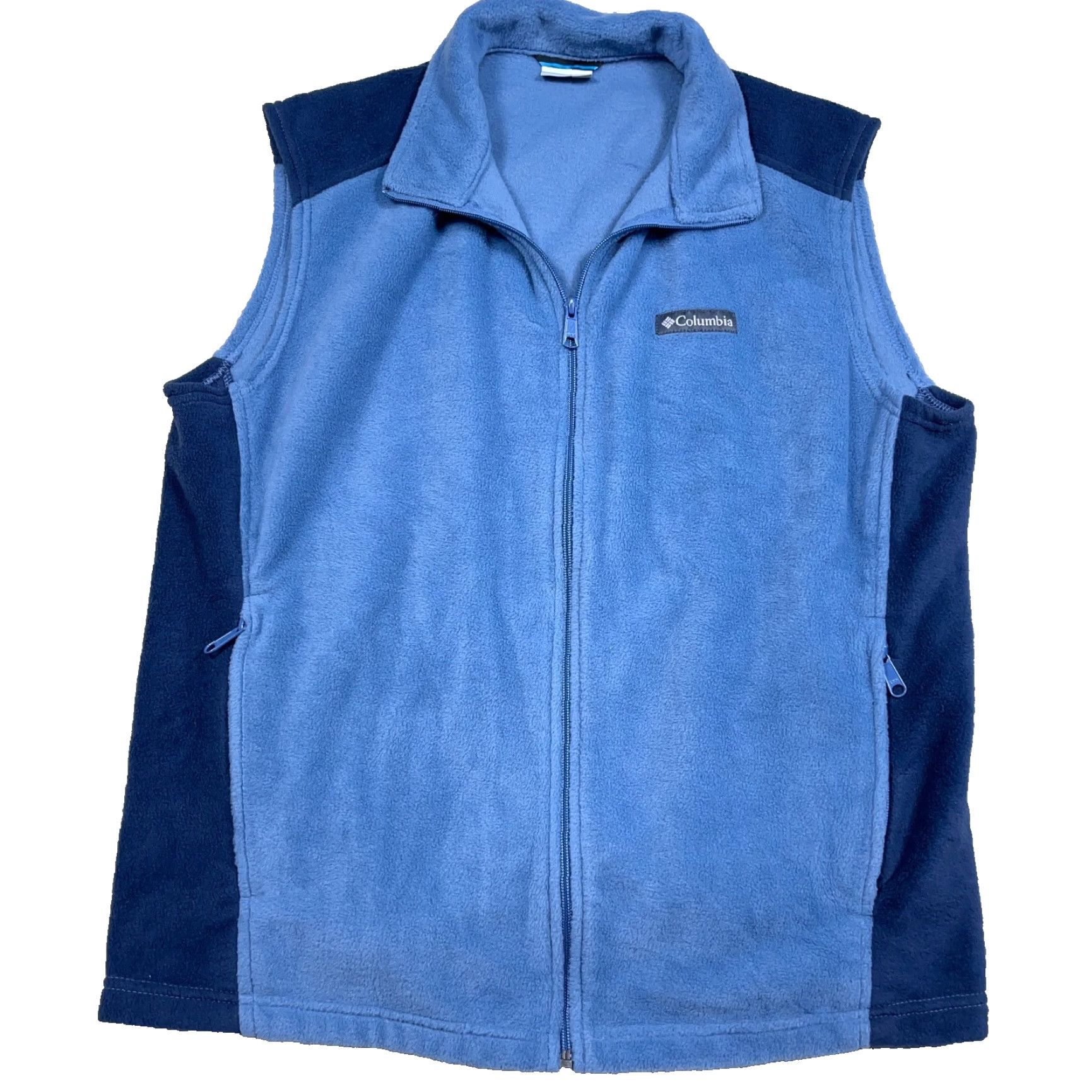 Vintage Columbia Vest Men Large Blue Fleece Full Zip Jacket Benton Springs Adult Size L Size US L / EU 52-54 / 3 - 2 Thumbnail