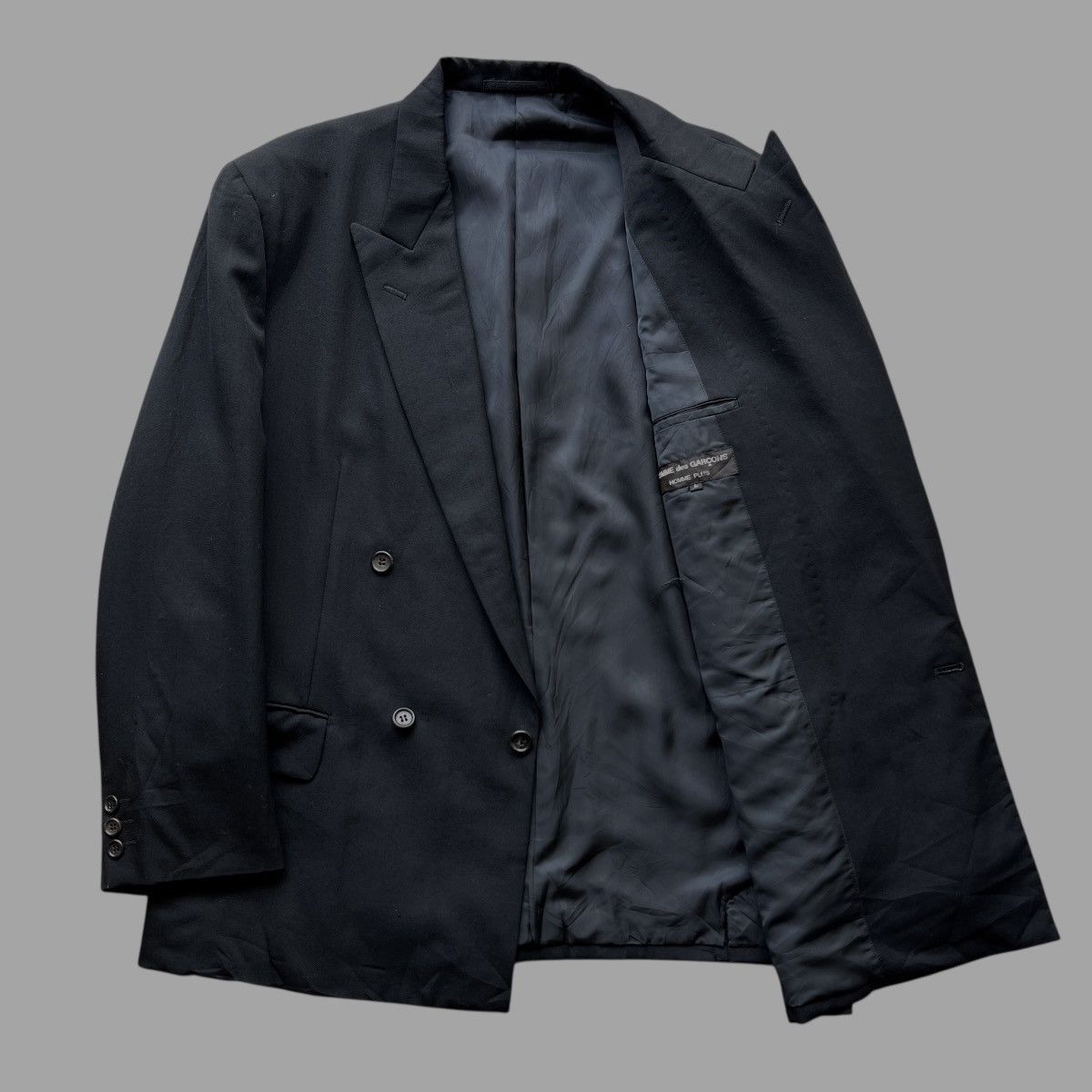 Comme des Garcons Homme Plus 🔥 AD1991 Comme Des Garcons Homme Plus Double Breast Blazer Size US L / EU 52-54 / 3 - 5 Thumbnail